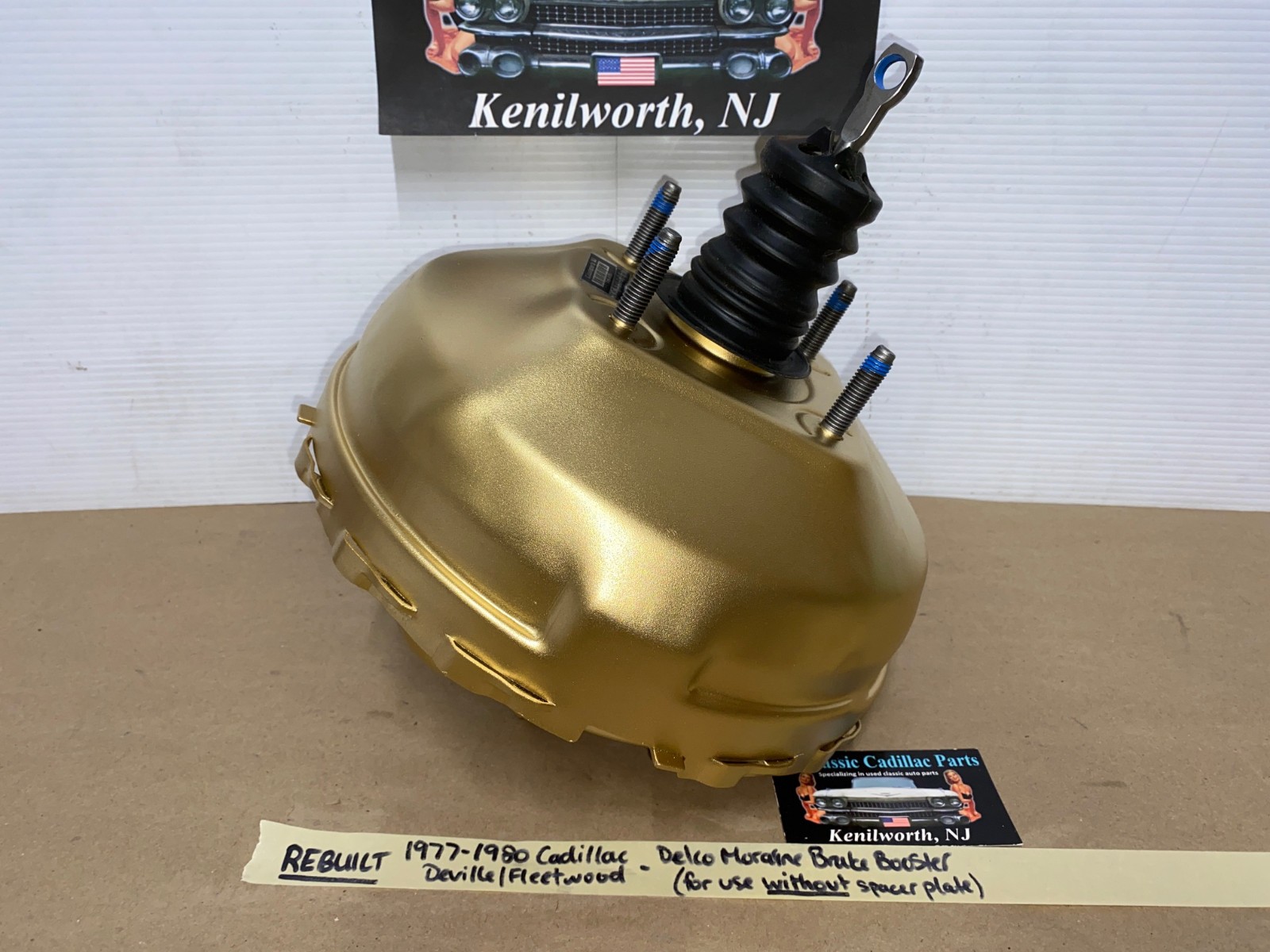 REBUILT 1977 1978 1979 1980 Cadillac Deville Fleetwood DELCO MORAINE POWER BRAKE BOOSTER (option WITHOUT Spacer Plate) - Image 11