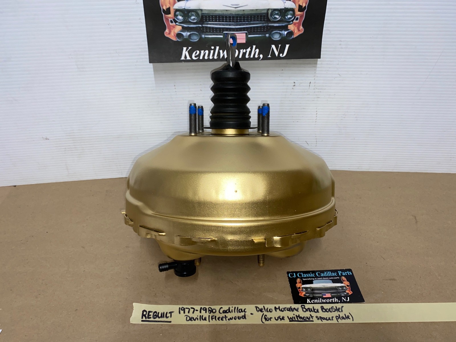 REBUILT 1977 1978 1979 1980 Cadillac Deville Fleetwood DELCO MORAINE POWER BRAKE BOOSTER (option WITHOUT Spacer Plate) - Image 12