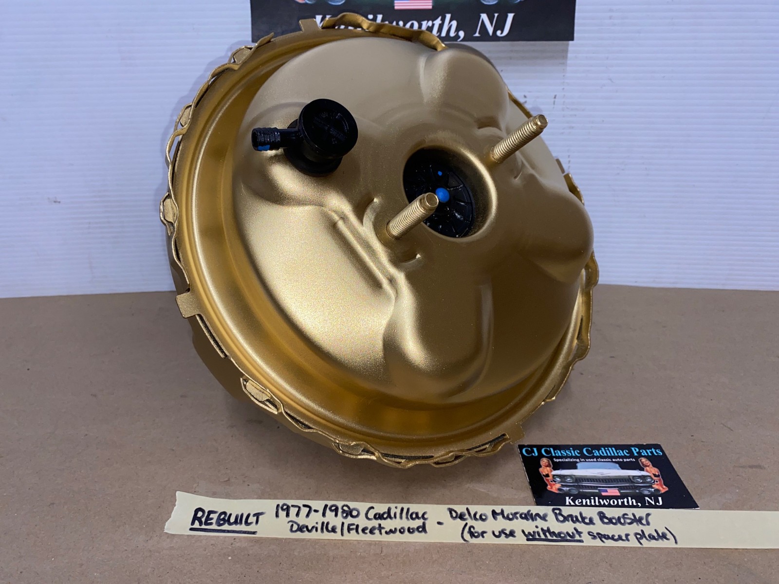 REBUILT 1977 1978 1979 1980 Cadillac Deville Fleetwood DELCO MORAINE POWER BRAKE BOOSTER (option WITHOUT Spacer Plate) - Image 2