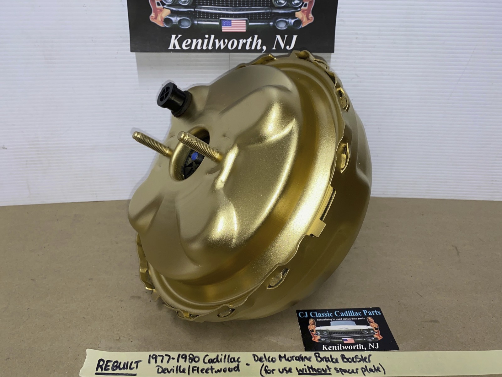 REBUILT 1977 1978 1979 1980 Cadillac Deville Fleetwood DELCO MORAINE POWER BRAKE BOOSTER (option WITHOUT Spacer Plate) - Image 4