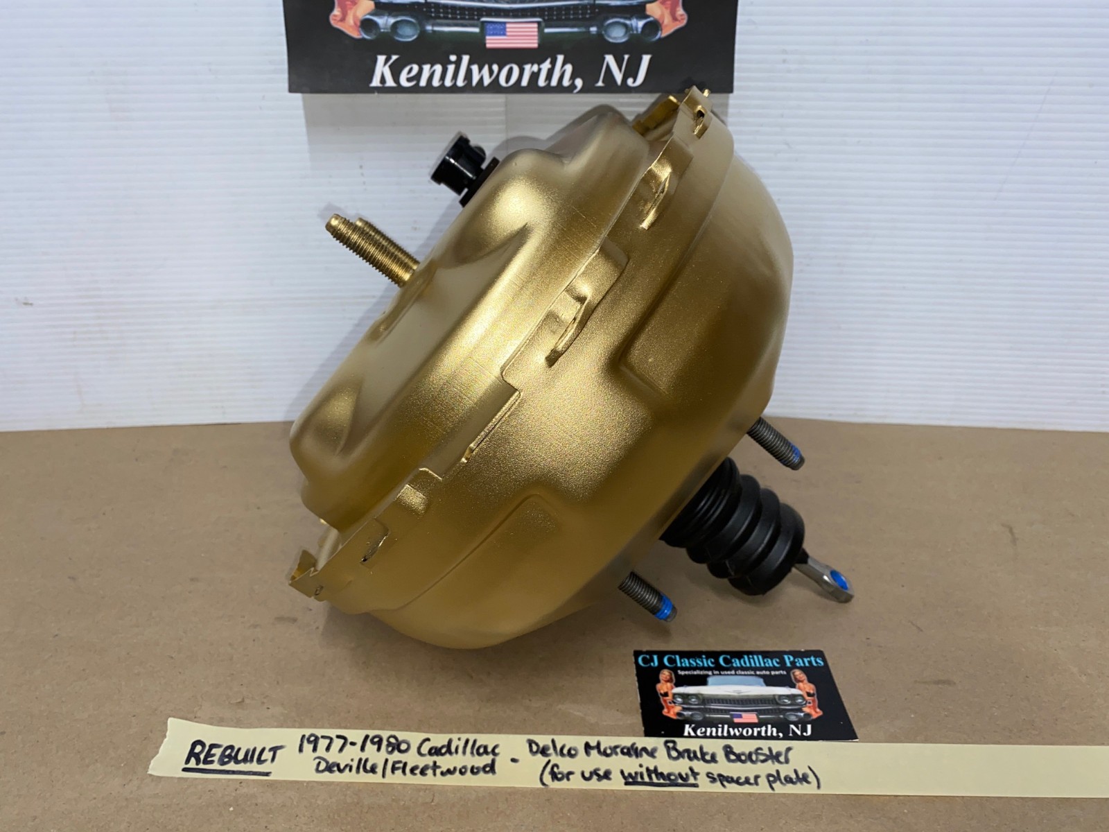 REBUILT 1977 1978 1979 1980 Cadillac Deville Fleetwood DELCO MORAINE POWER BRAKE BOOSTER (option WITHOUT Spacer Plate) - Image 5