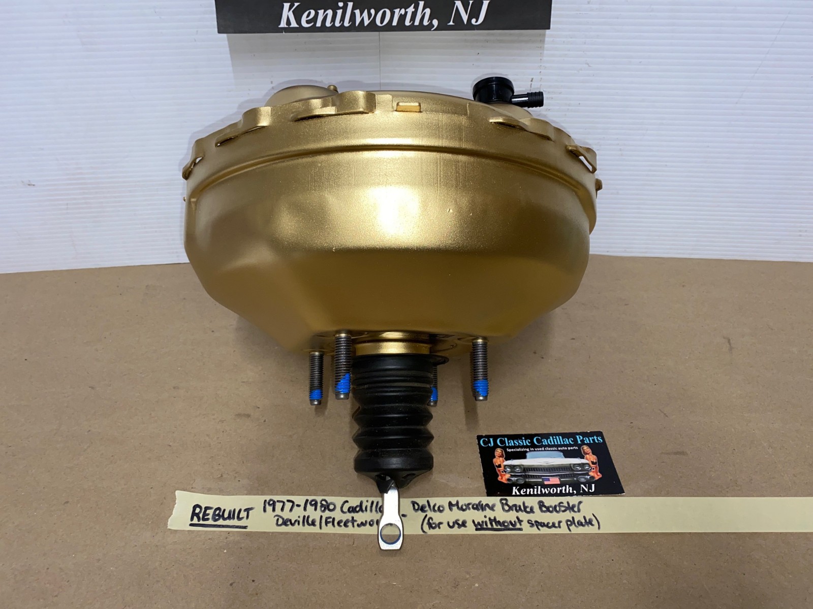 REBUILT 1977 1978 1979 1980 Cadillac Deville Fleetwood DELCO MORAINE POWER BRAKE BOOSTER (option WITHOUT Spacer Plate) - Image 6