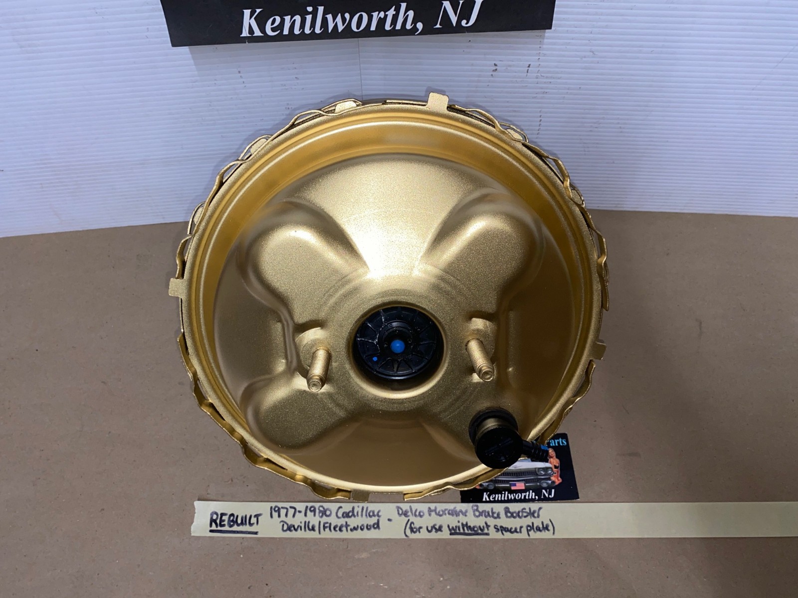 REBUILT 1977 1978 1979 1980 Cadillac Deville Fleetwood DELCO MORAINE POWER BRAKE BOOSTER (option WITHOUT Spacer Plate) - Image 8