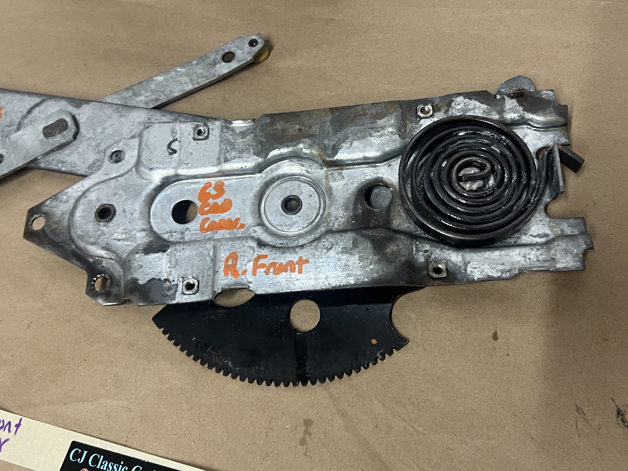 OEM 1961 1962 1963 1964 CADILLAC COUPE DEVILLE ELDORADO 2DR RIGHT PASSENGER SIDE FRONT DOOR WINDOW REGULATOR #5718764/#4308538 - Image 12