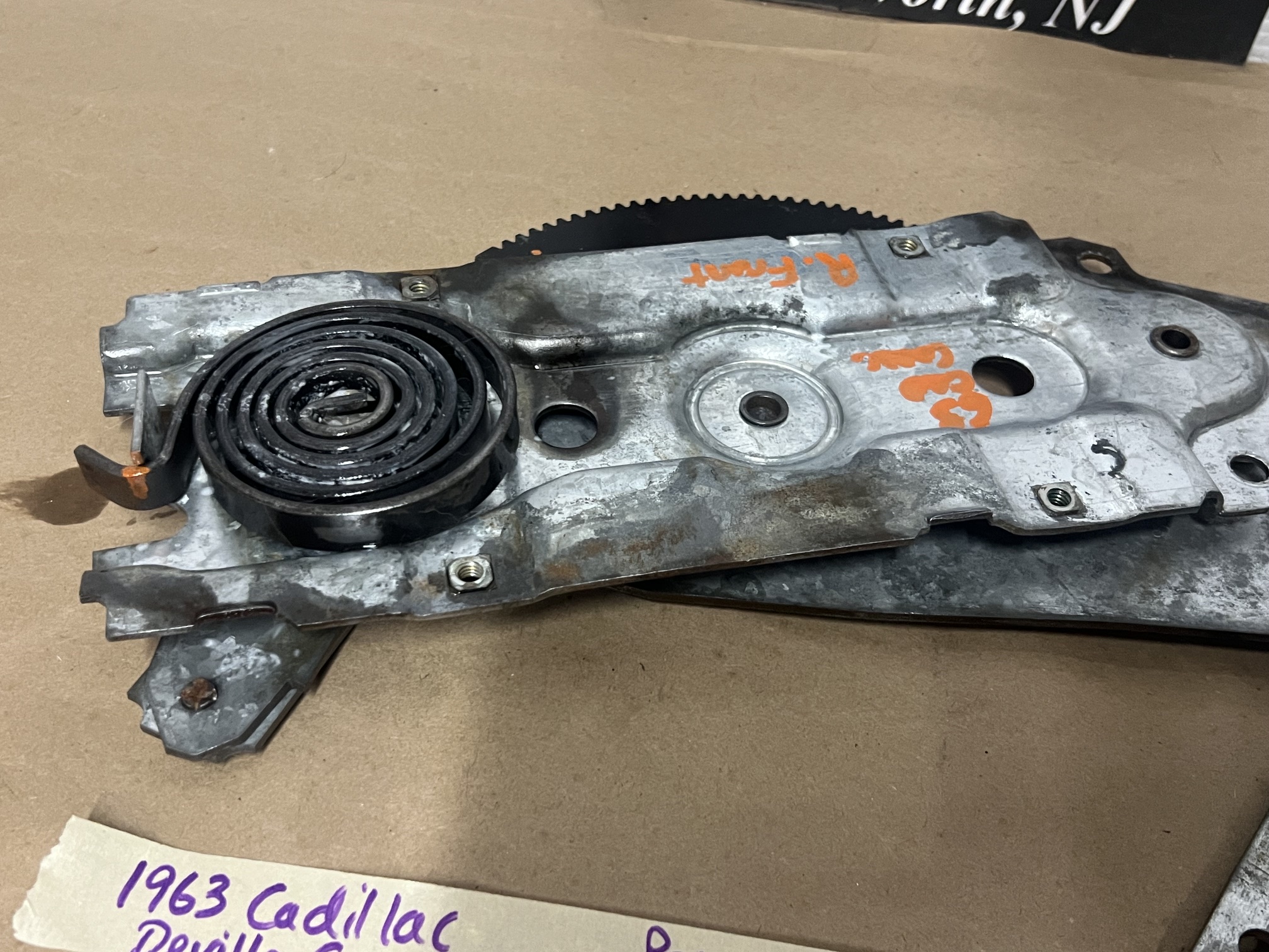 OEM 1961 1962 1963 1964 CADILLAC COUPE DEVILLE ELDORADO 2DR RIGHT PASSENGER SIDE FRONT DOOR WINDOW REGULATOR #5718764/#4308538 - Image 19