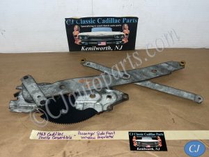 OEM 1961 1962 1963 1964 CADILLAC COUPE DEVILLE ELDORADO 2DR RIGHT PASSENGER SIDE FRONT DOOR WINDOW REGULATOR #5718764/#4308538