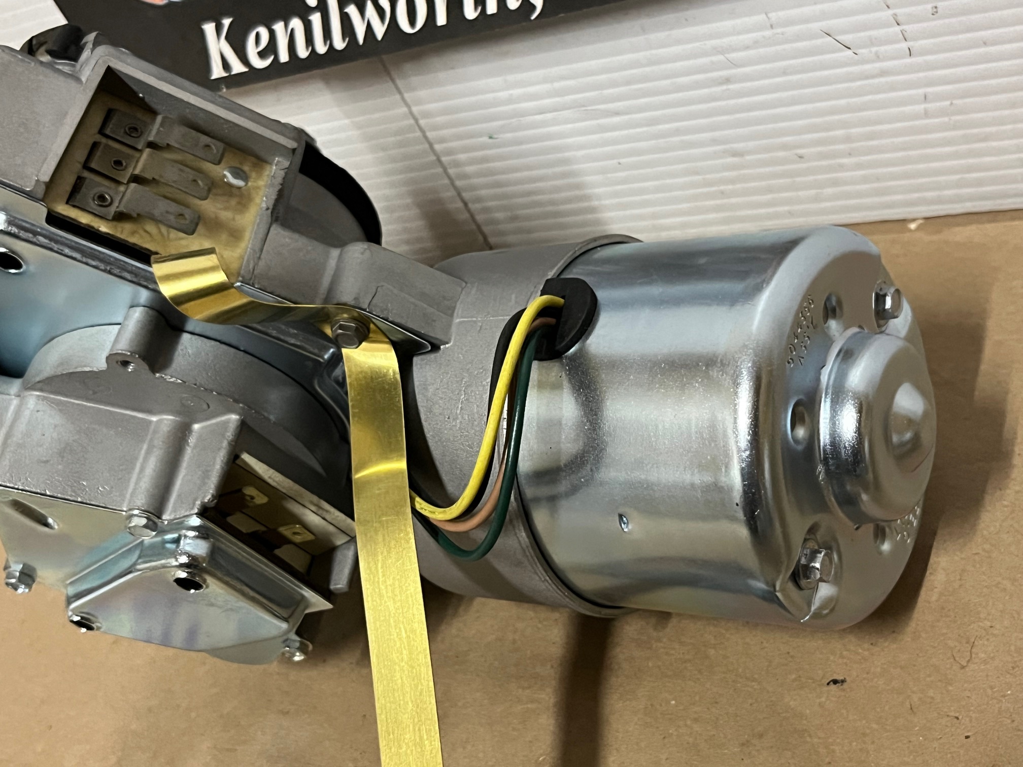 REBUILT 1959 1960 1961 1962 CADILLAC DEVILLE ELDORADO FLEETWOOD FACTORY ORIGINAL WINDSHIELD WIPER MOTOR W/NEW WASHER PUMP - Image 4