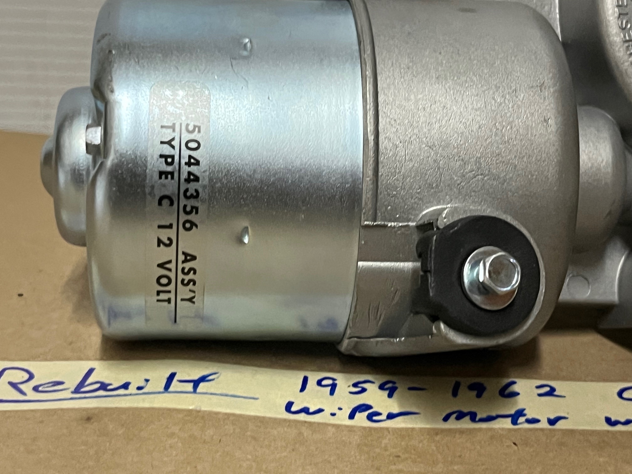REBUILT 1959 1960 1961 1962 CADILLAC DEVILLE ELDORADO FLEETWOOD FACTORY ORIGINAL WINDSHIELD WIPER MOTOR W/NEW WASHER PUMP - Image 8