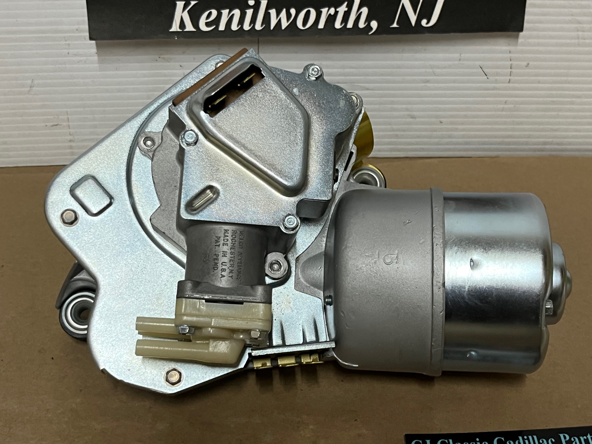 REBUILT 1963 CADILLAC DEVILLE ELDORADO FLEETWOOD WINDSHIELD WIPER MOTOR W/ NEW WASHER PUMP #4311877/#4911810 - Image 2