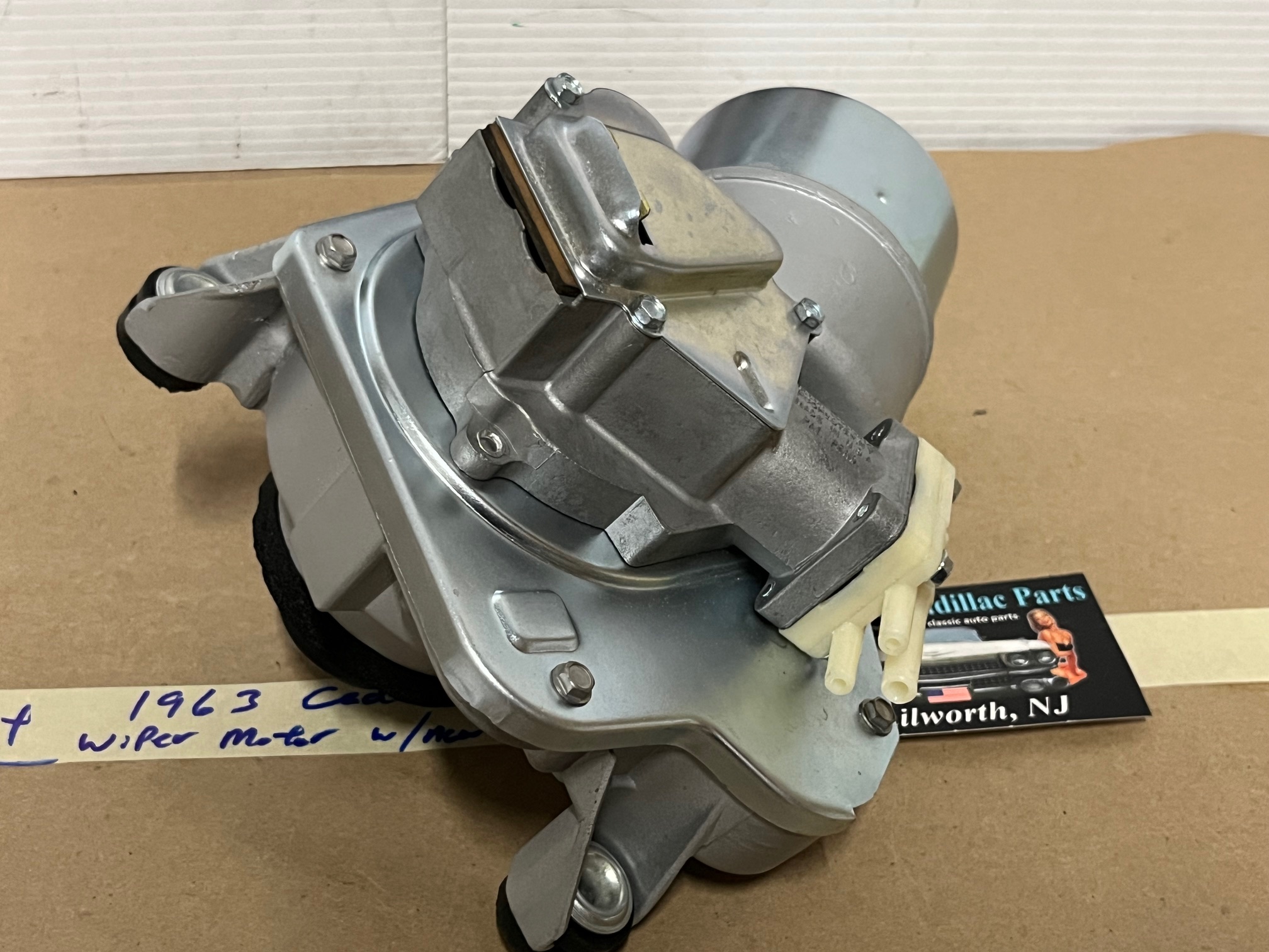 REBUILT 1963 CADILLAC DEVILLE ELDORADO FLEETWOOD WINDSHIELD WIPER MOTOR W/ NEW WASHER PUMP #4311877/#4911810 - Image 3