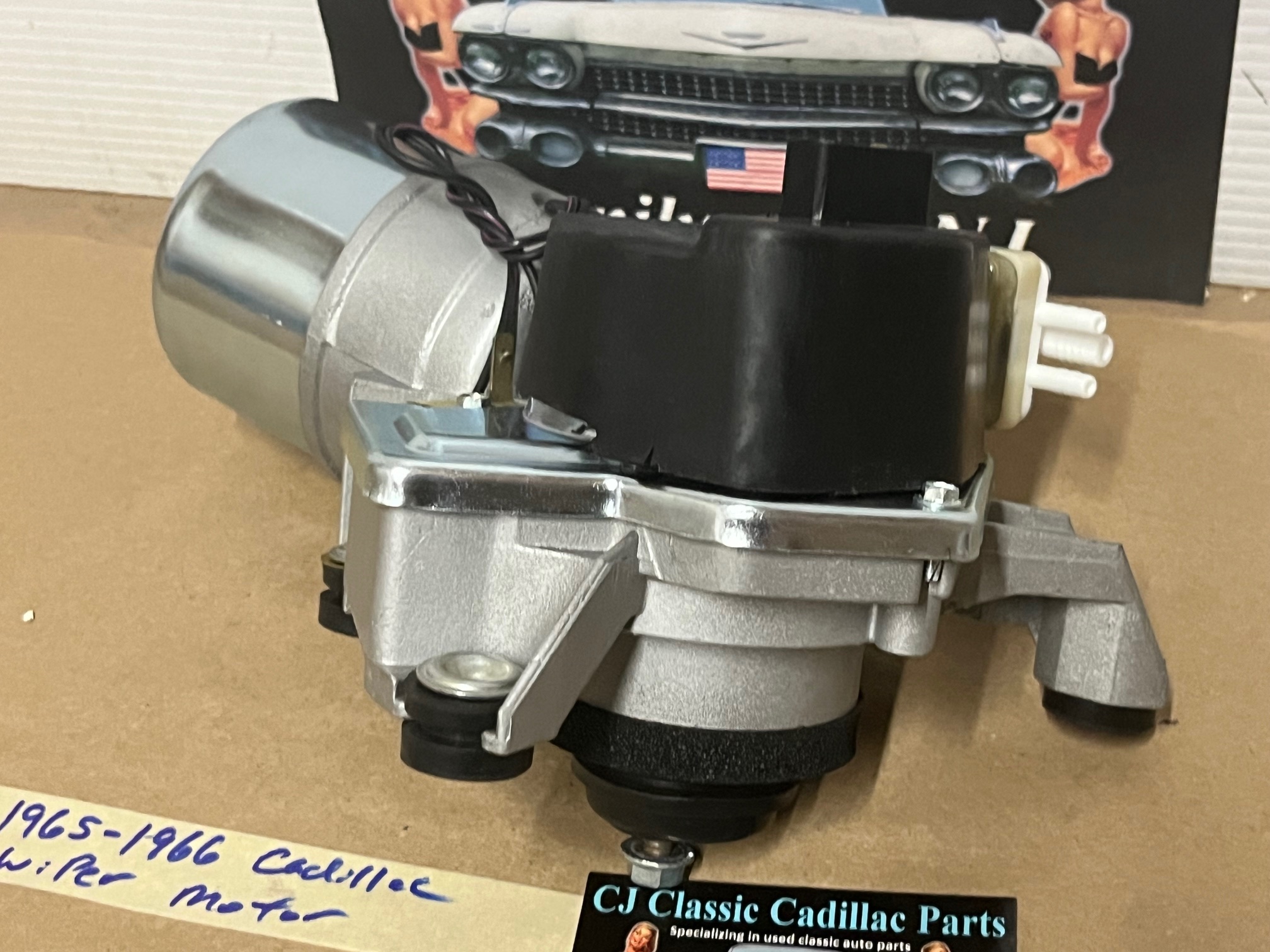 REBUILT 1965-1966 CADILLAC DEVILLE ELDORADO FLEETWOOD CALAIS WINDSHIELD WIPER MOTOR With NEW WASHER PUMP #4916037/#4914680/#4915858/#4914682/#5044634 - Image 5