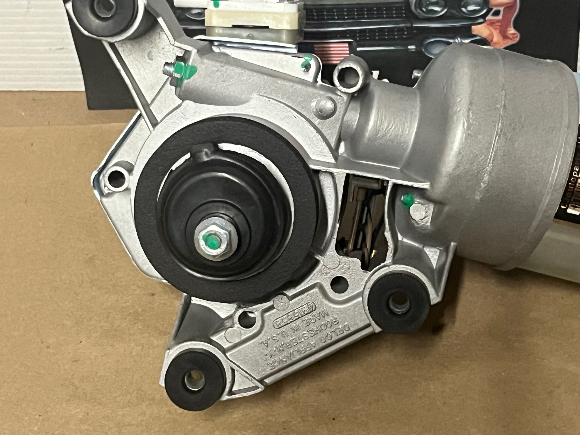 REBUILT 1965-1966 CADILLAC DEVILLE ELDORADO FLEETWOOD CALAIS WINDSHIELD WIPER MOTOR With NEW WASHER PUMP #4916037/#4914680/#4915858/#4914682/#5044634 - Image 13