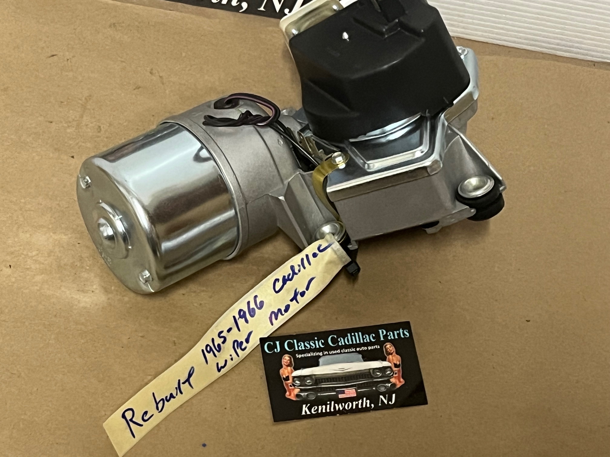 REBUILT 1965-1966 CADILLAC DEVILLE ELDORADO FLEETWOOD CALAIS WINDSHIELD WIPER MOTOR With NEW WASHER PUMP #4916037/#4914680/#4915858/#4914682/#5044634 - Image 15