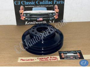 RESTORED 1965 1966 1967 Cadillac Deville Calais Fleetwood 1965 1966 Eldorado 429 ENGINE CRANK CRANKSHAFT PULLEY DOUBLE (2) GROOVE #1483302