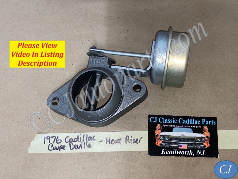 OEM 1975 1976 1977 1978 1979 Cadillac Deville Fleetwood Calais Eldorado 425/500 Engine RIGHT PASSENGER SIDE EXHAUST MANIFOLD HEAT RISER FLANGE #5233185