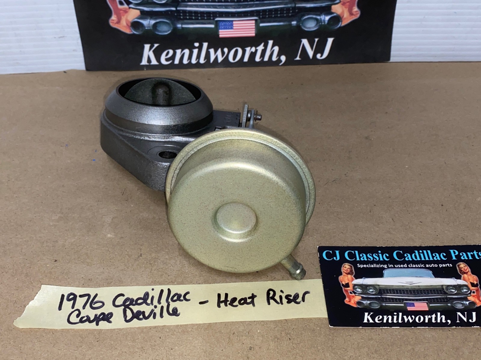 OEM 1975 1976 1977 1978 1979 Cadillac Deville Fleetwood Calais Eldorado 425/500 Engine RIGHT PASSENGER SIDE EXHAUST MANIFOLD HEAT RISER FLANGE #5233185 - Image 4