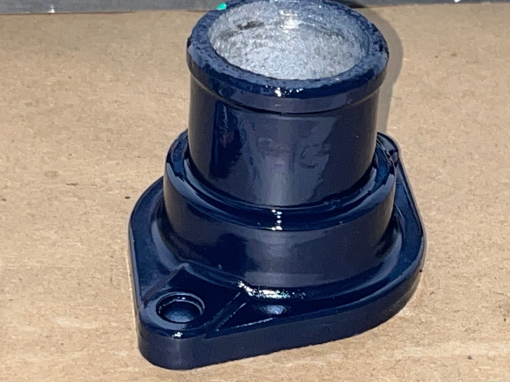 RESTORED 1963 1964 1965 1966 1967 Cadillac Deville Eldorado Fleetwood Calais 429 ENGINE THERMOSTAT HOUSING NECK OUTLET #1477834 - Image 5