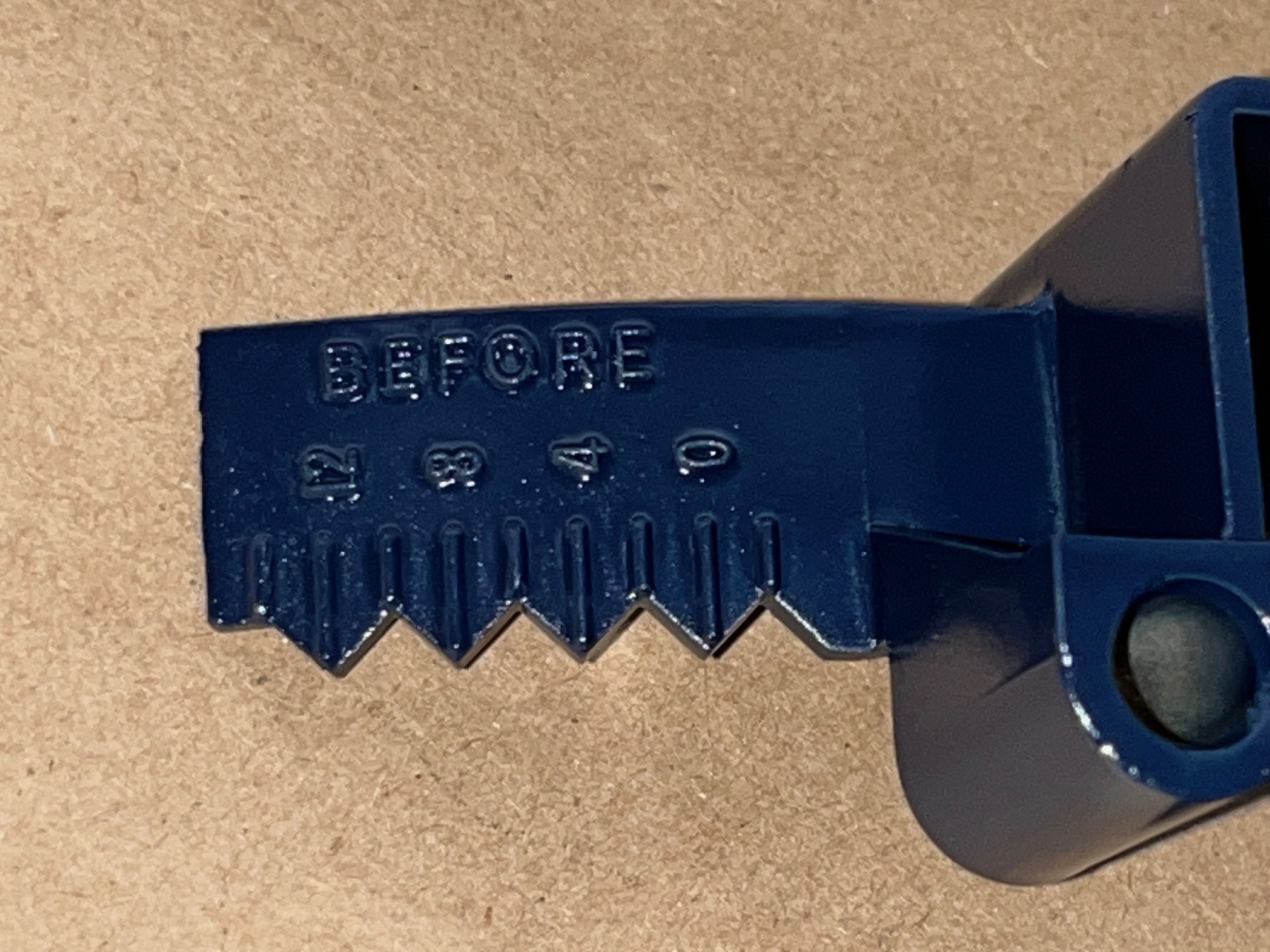 OEM 1975 1976 Cadillac Eldorado Deville Fleetwood Calais 472 500 Engine TIMING TAB INDICATOR MARK POINTER SCALE - Image 3