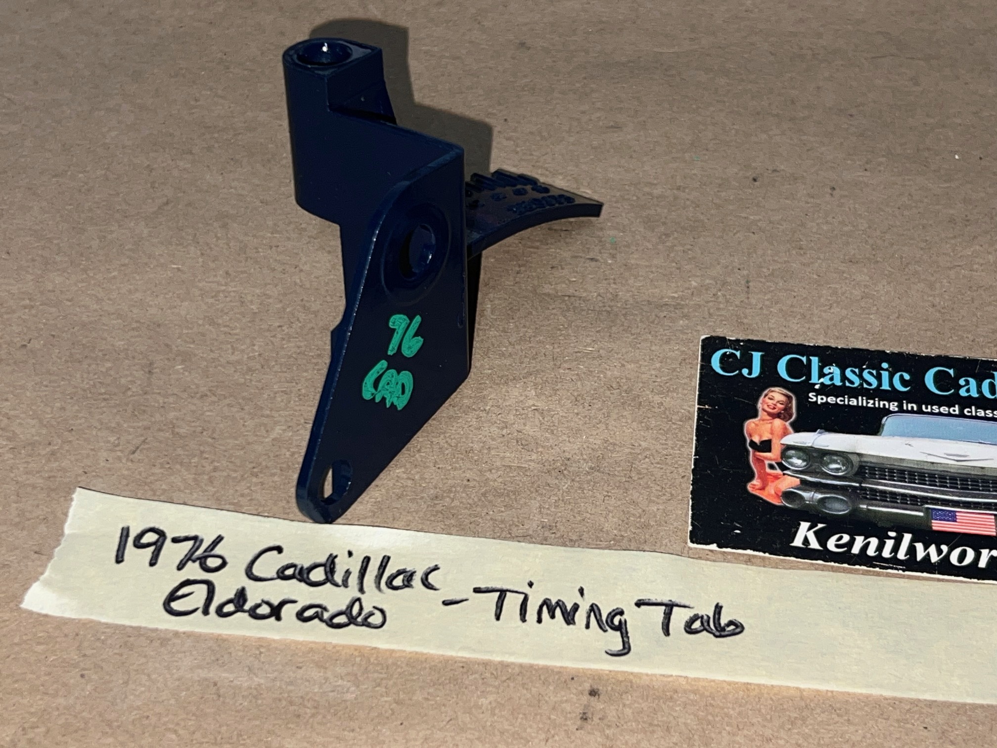 OEM 1975 1976 Cadillac Eldorado Deville Fleetwood Calais 472 500 Engine TIMING TAB INDICATOR MARK POINTER SCALE - Image 7