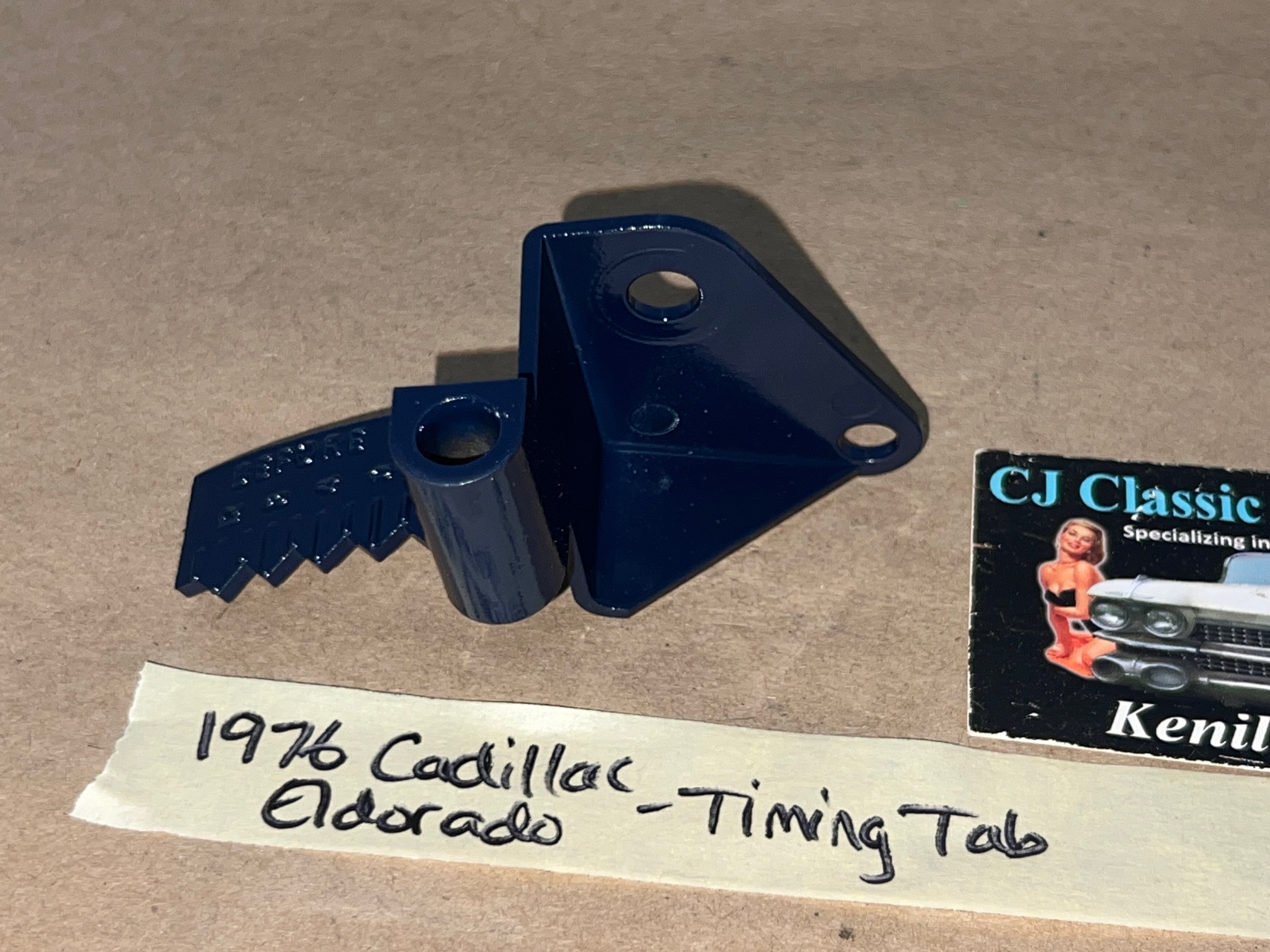 OEM 1975 1976 Cadillac Eldorado Deville Fleetwood Calais 472 500 Engine TIMING TAB INDICATOR MARK POINTER SCALE - Image 8