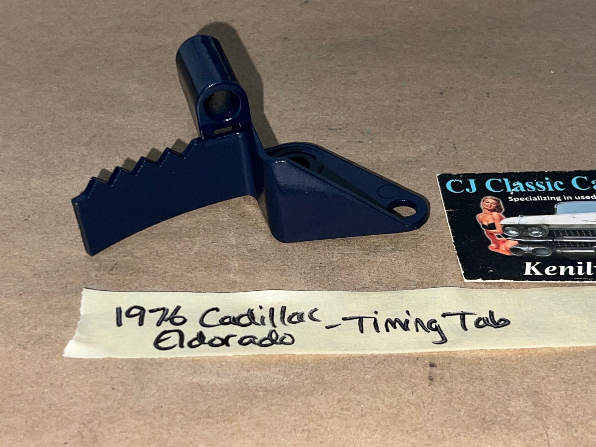 OEM 1975 1976 Cadillac Eldorado Deville Fleetwood Calais 472 500 Engine TIMING TAB INDICATOR MARK POINTER SCALE - Image 9