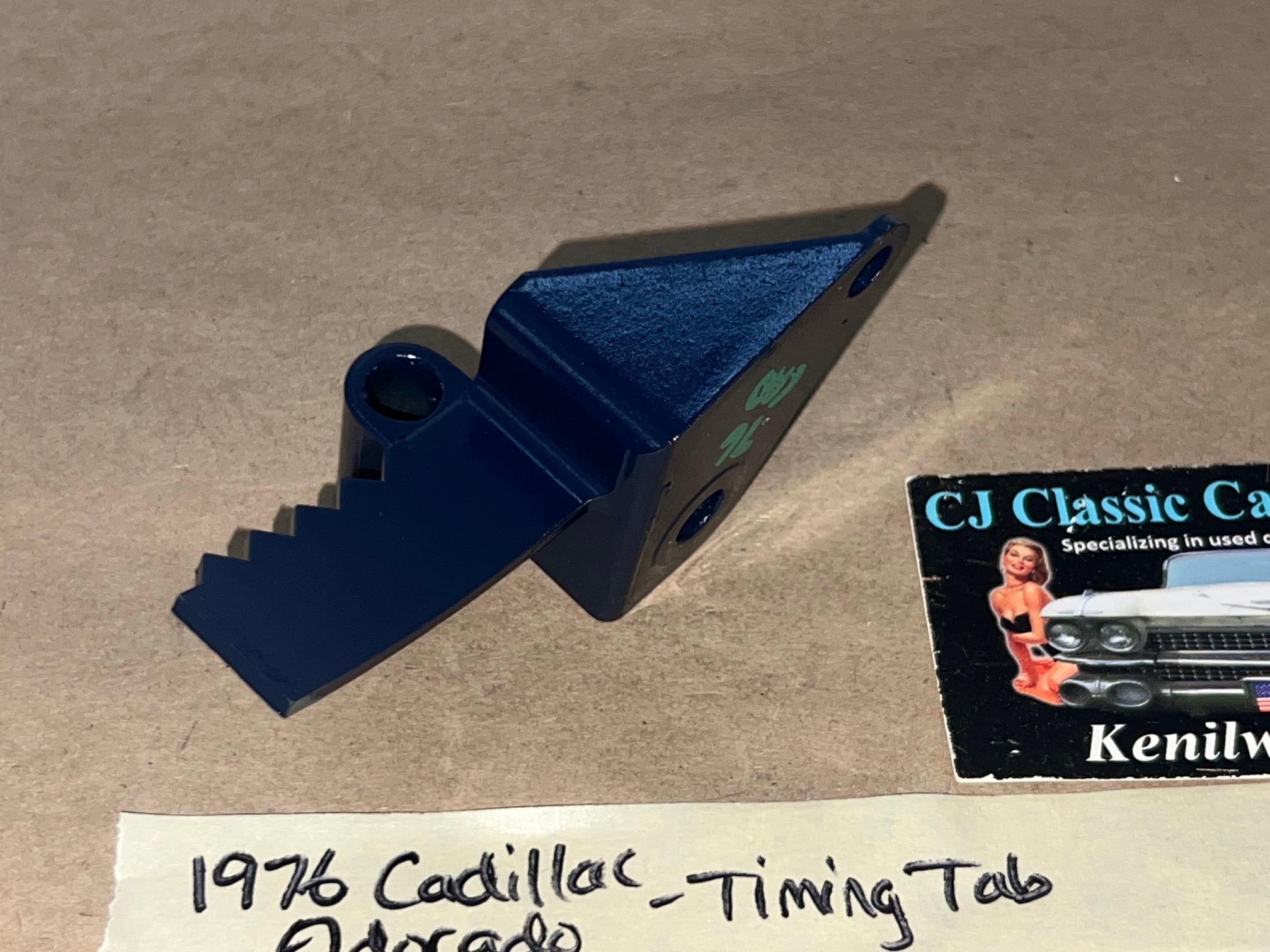 OEM 1975 1976 Cadillac Eldorado Deville Fleetwood Calais 472 500 Engine TIMING TAB INDICATOR MARK POINTER SCALE - Image 10