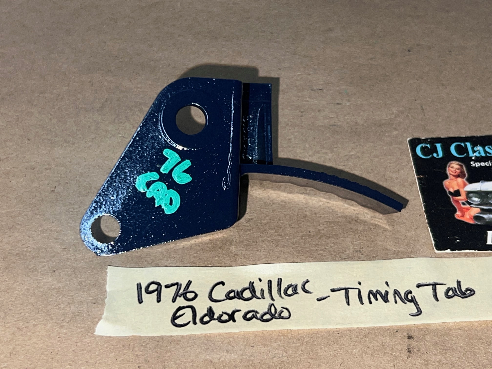 OEM 1975 1976 Cadillac Eldorado Deville Fleetwood Calais 472 500 Engine TIMING TAB INDICATOR MARK POINTER SCALE - Image 11
