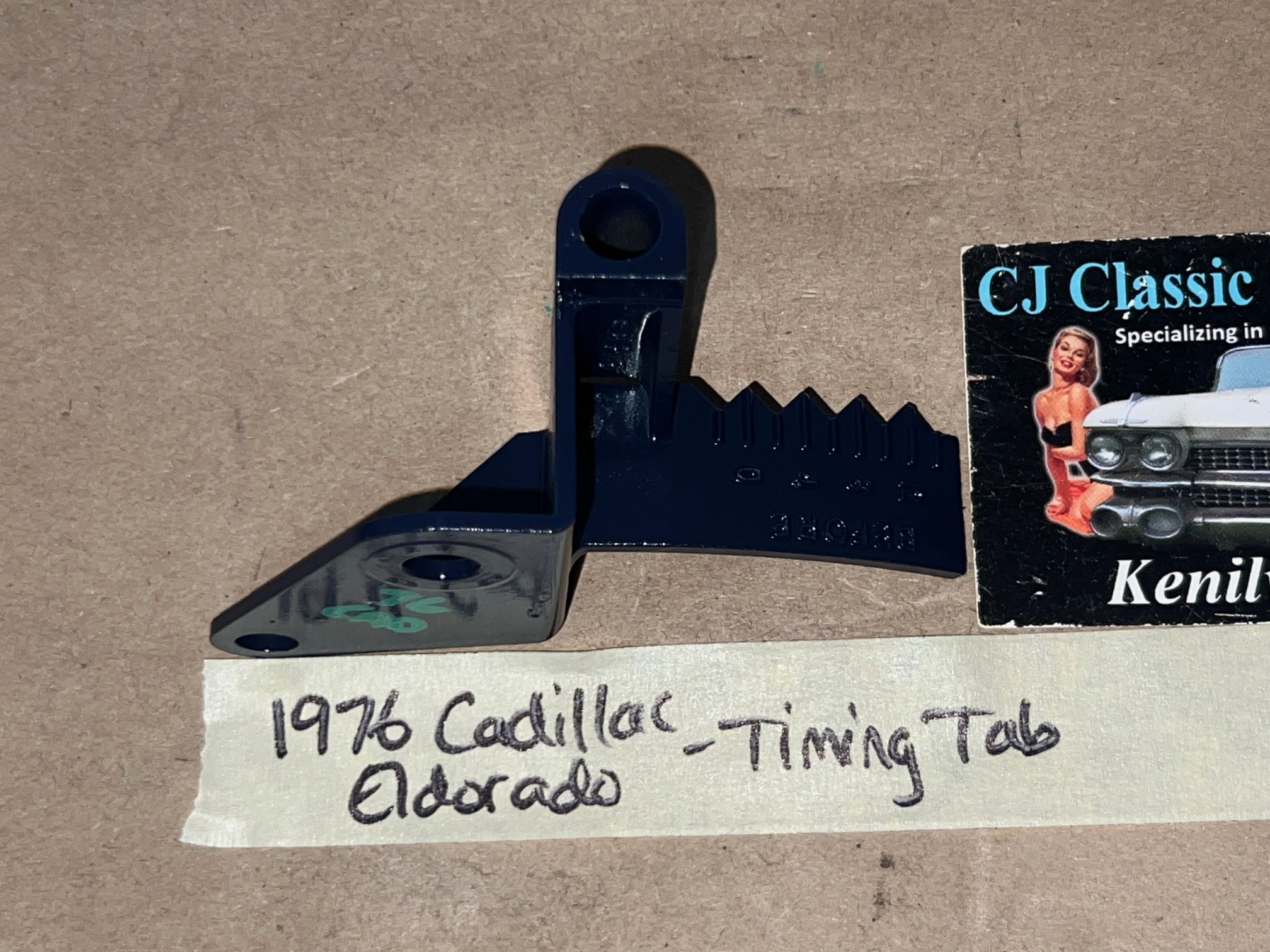 OEM 1975 1976 Cadillac Eldorado Deville Fleetwood Calais 472 500 Engine TIMING TAB INDICATOR MARK POINTER SCALE - Image 12