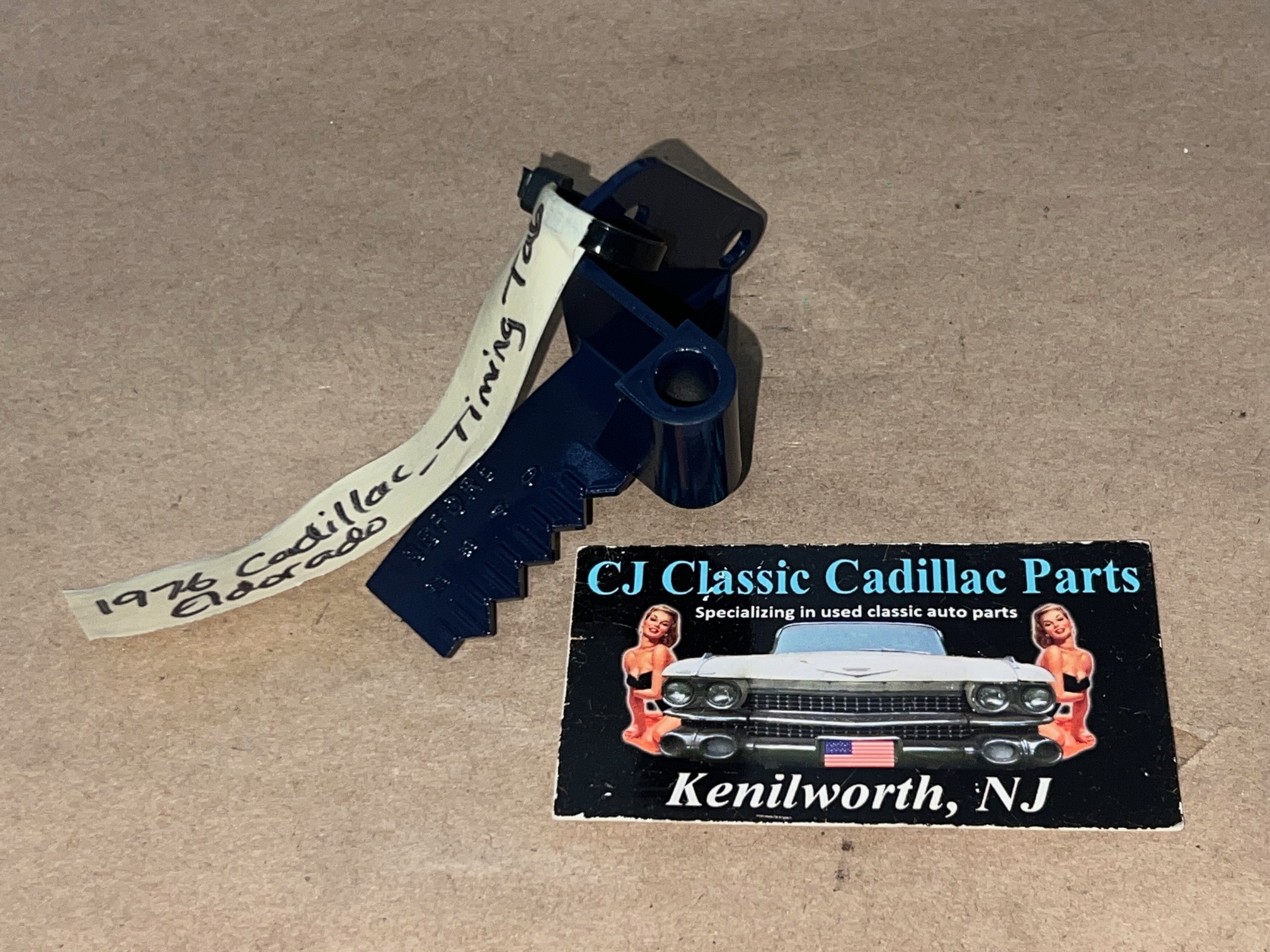 OEM 1975 1976 Cadillac Eldorado Deville Fleetwood Calais 472 500 Engine TIMING TAB INDICATOR MARK POINTER SCALE - Image 13
