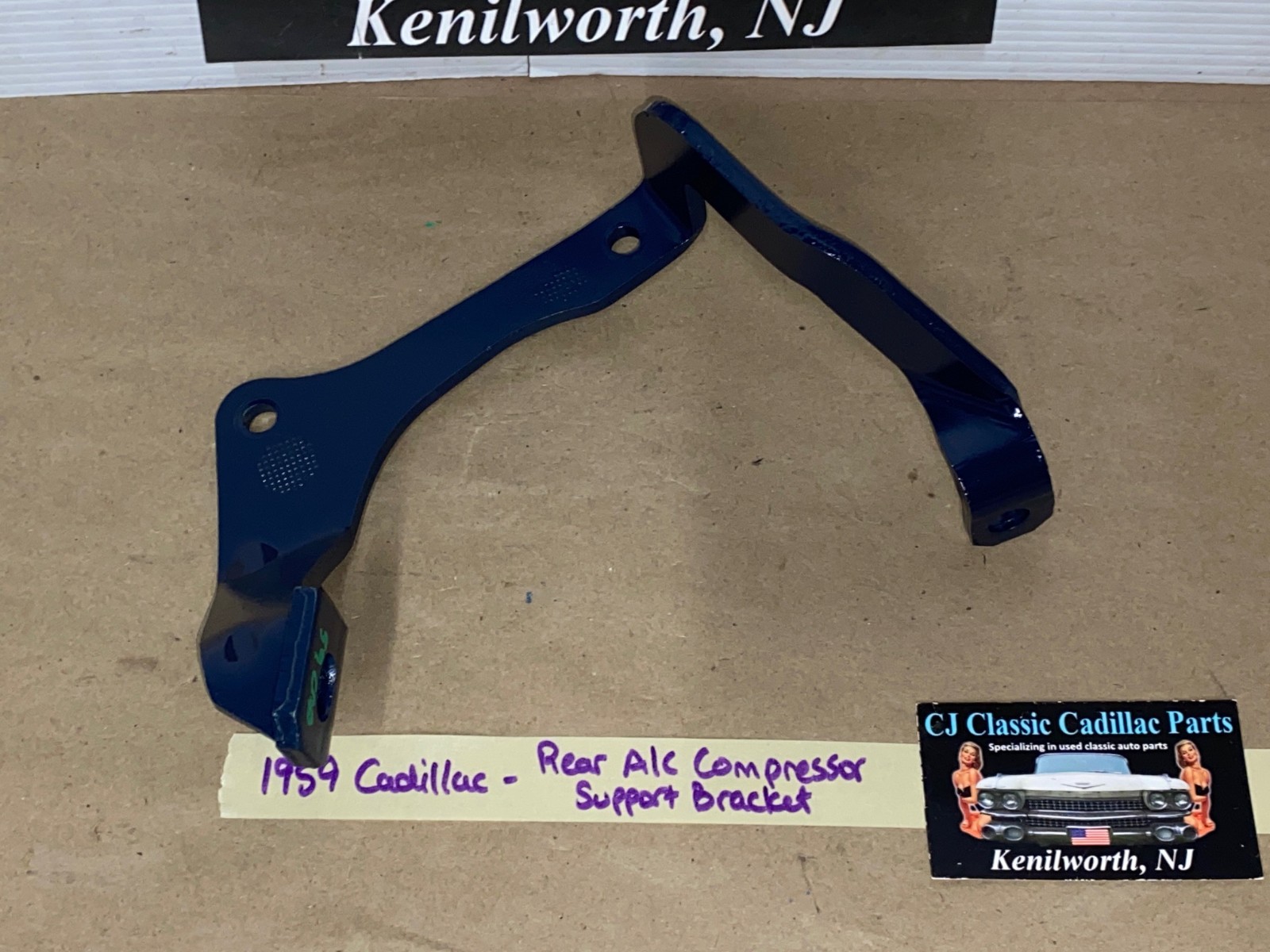 RESTORED 1959 1960 Cadillac Deville Eldorado Fleetwood REAR A/C COMPRESSOR SUPPORT MOUNTING BRACKET #1470769 - Image 2