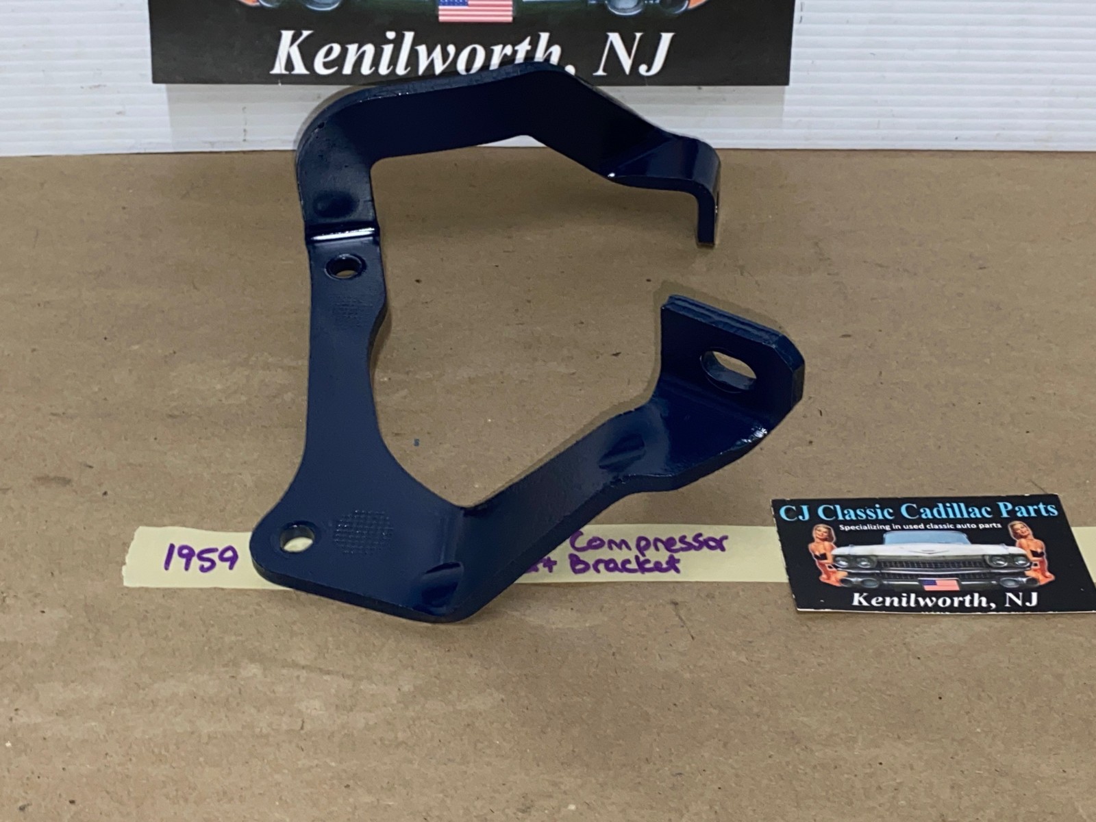 RESTORED 1959 1960 Cadillac Deville Eldorado Fleetwood REAR A/C COMPRESSOR SUPPORT MOUNTING BRACKET #1470769 - Image 3