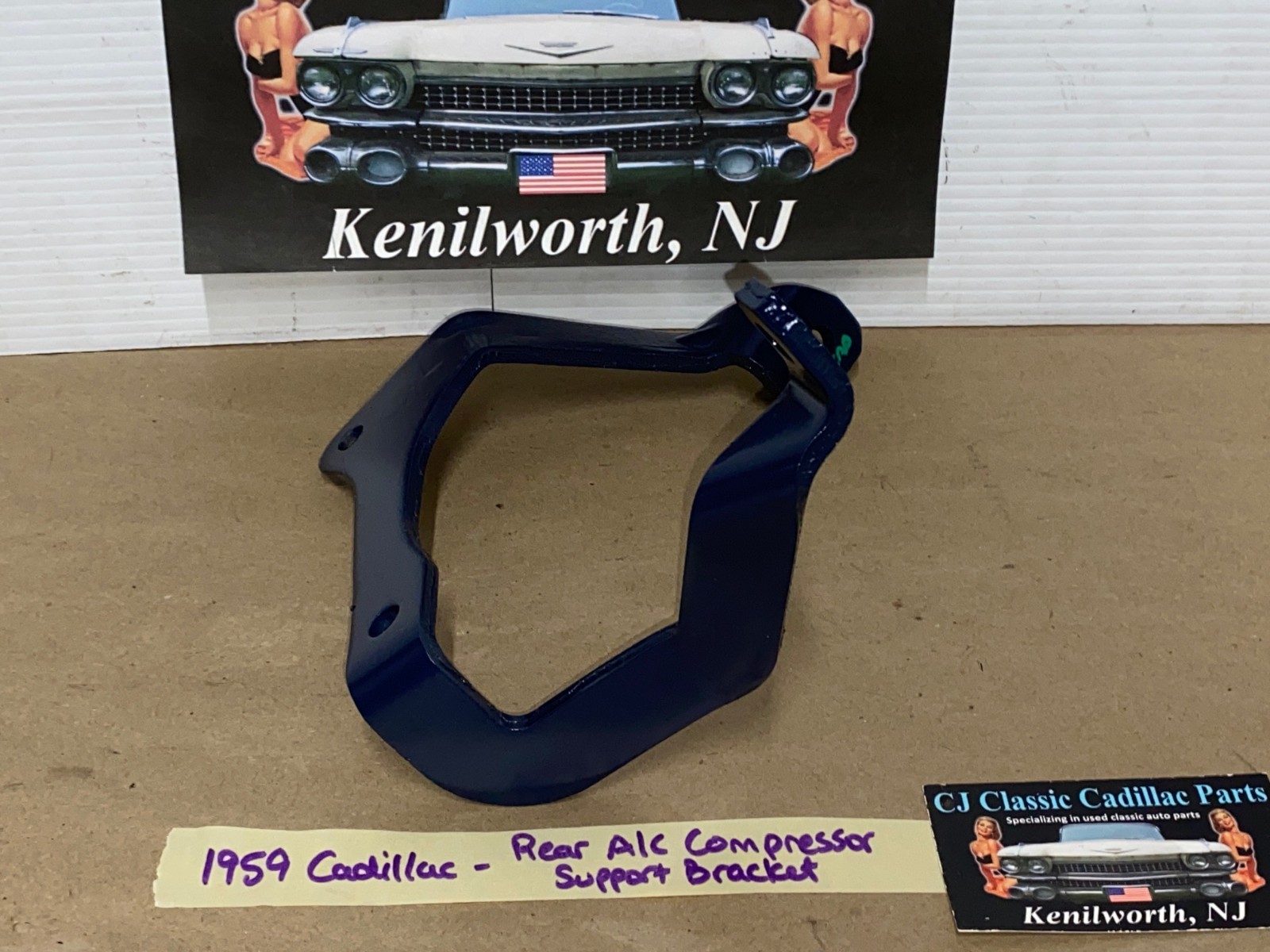 RESTORED 1959 1960 Cadillac Deville Eldorado Fleetwood REAR A/C COMPRESSOR SUPPORT MOUNTING BRACKET #1470769 - Image 7