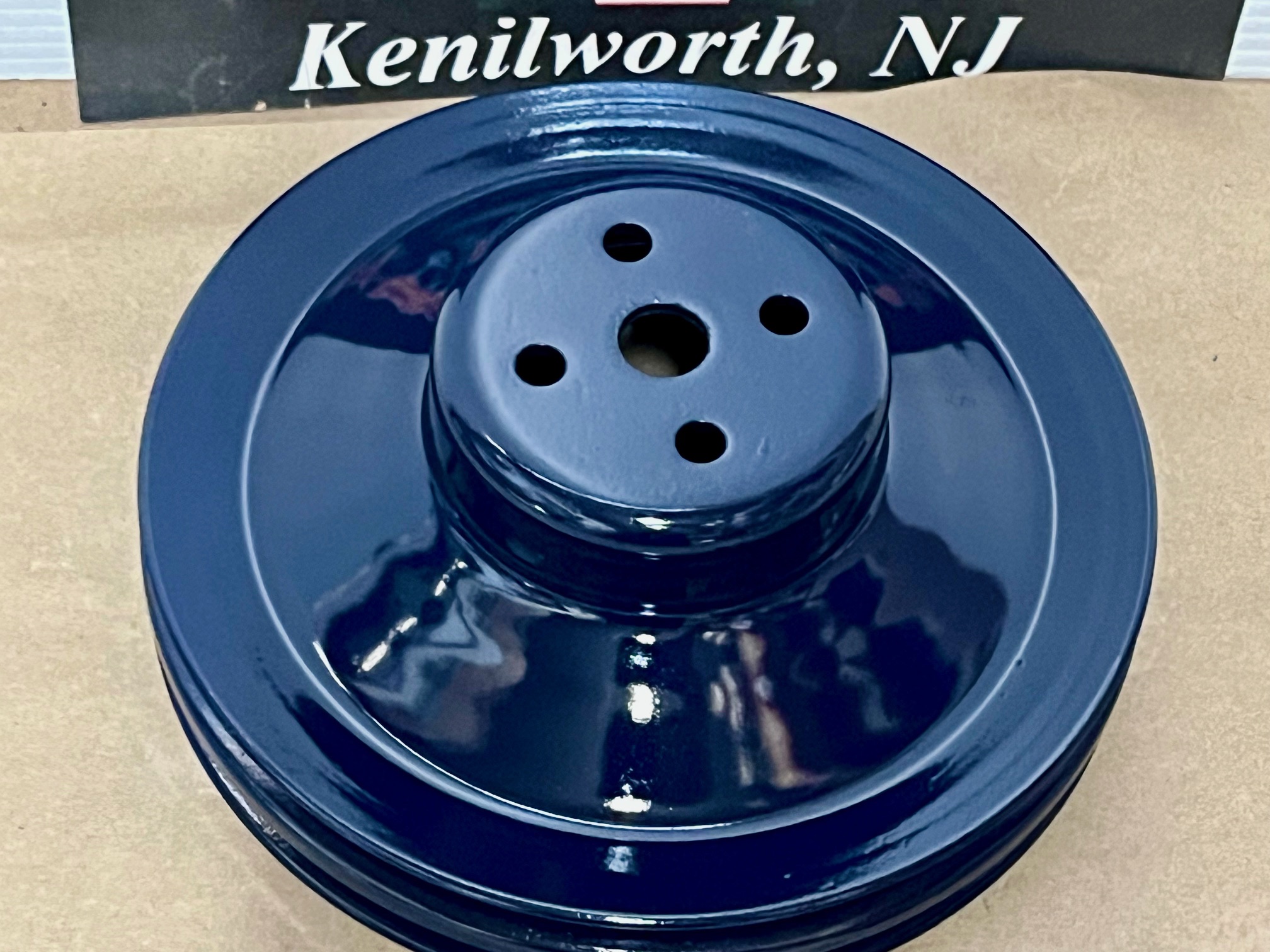 RESTORED 1958 1959 1960 1961 1962 Cadillac Deville Eldorado Fleetwood 365/390 Engine WATER PUMP PULLEY DOUBLE (2) GROOVE (NON A/C) #1469393 - Image 2