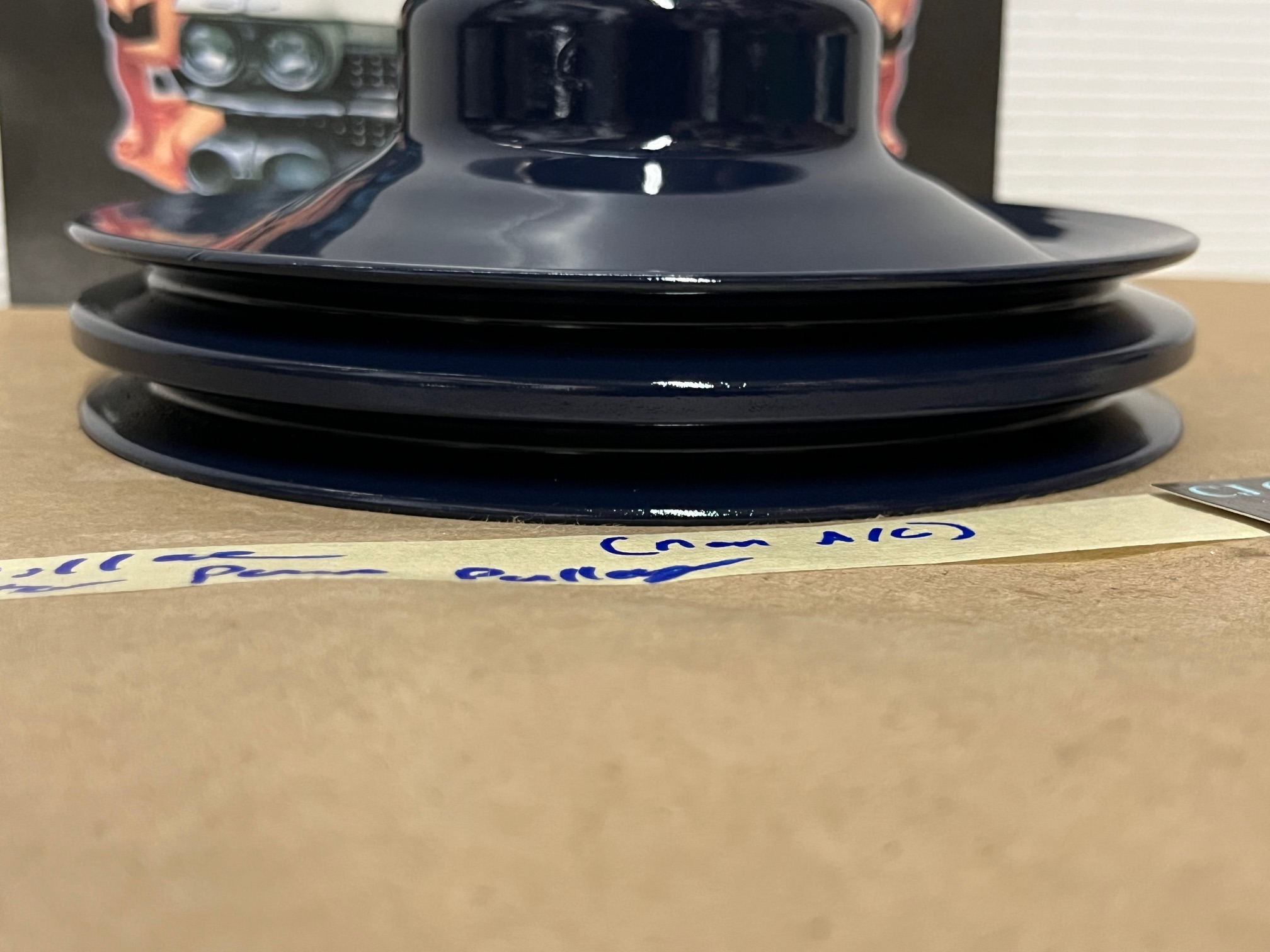 RESTORED 1958 1959 1960 1961 1962 Cadillac Deville Eldorado Fleetwood 365/390 Engine WATER PUMP PULLEY DOUBLE (2) GROOVE (NON A/C) #1469393 - Image 3