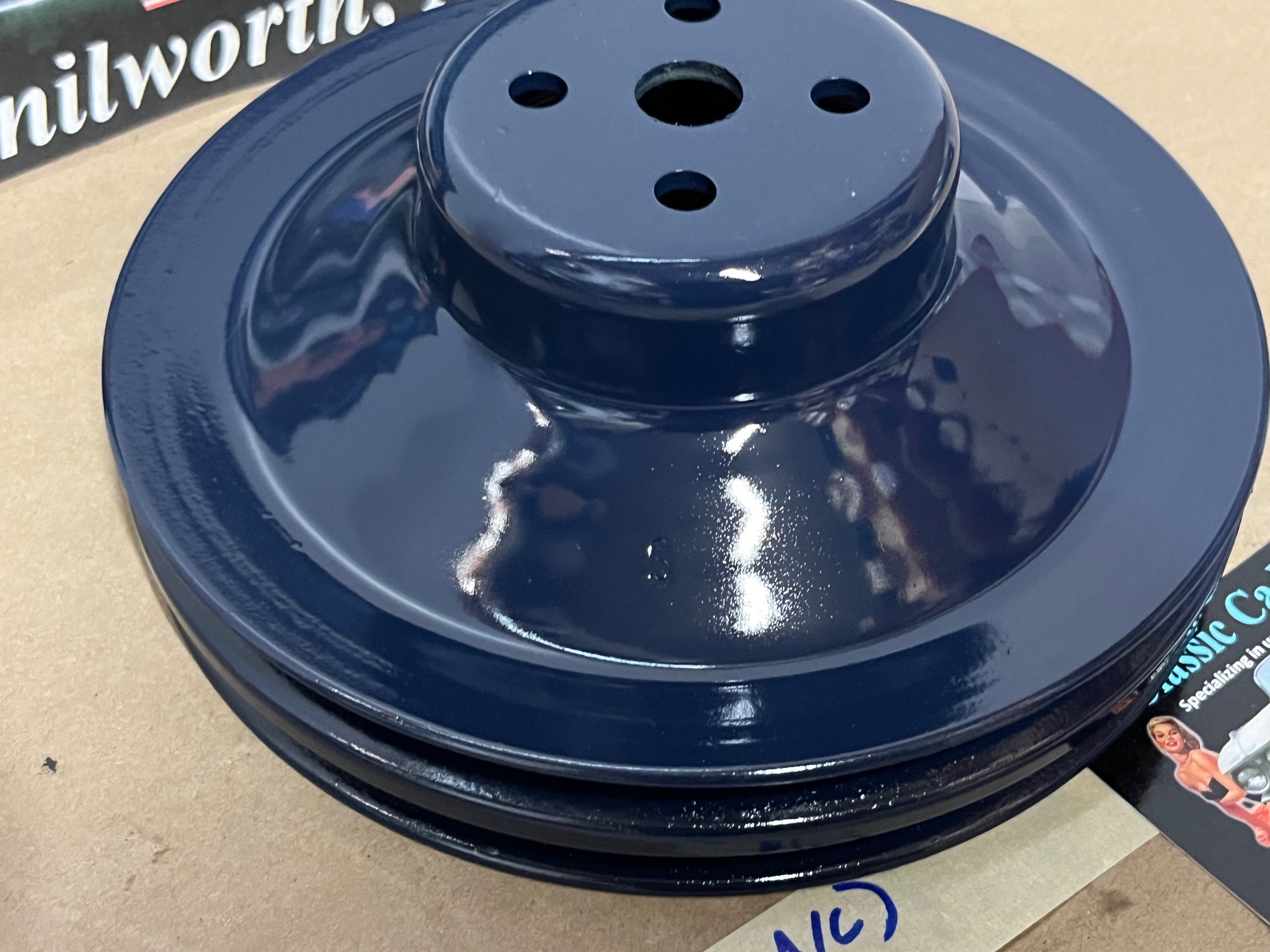 RESTORED 1958 1959 1960 1961 1962 Cadillac Deville Eldorado Fleetwood 365/390 Engine WATER PUMP PULLEY DOUBLE (2) GROOVE (NON A/C) #1469393 - Image 4