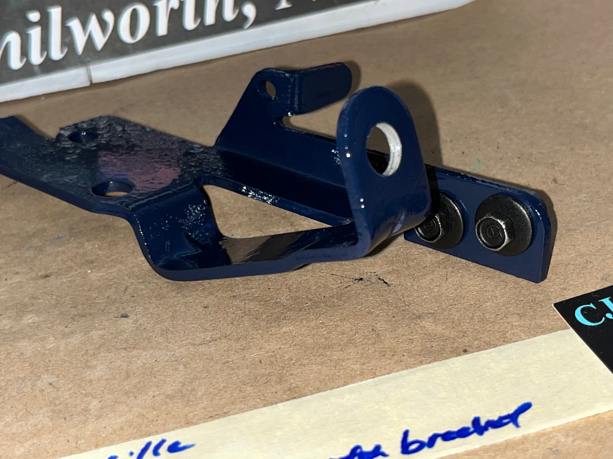 OEM 1973 1974 Cadillac Deville Eldorado Fleetwood Calais 472/500 IDLE STOP KICKDOWN SOLENOID SWITCH MOUNTING BRACKET #3516060 - Image 3