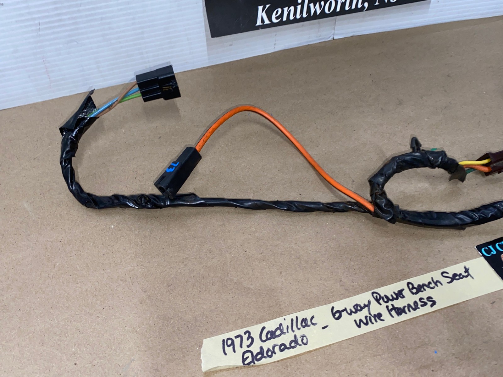 OEM 1971 1972 1973 1974 1975 Cadillac Eldorado Deville Calais Fleetwood 6 WAY POWER BENCH SEAT WIRE HARNESS CONNECTOR #9663221/#9821189 - Image 15