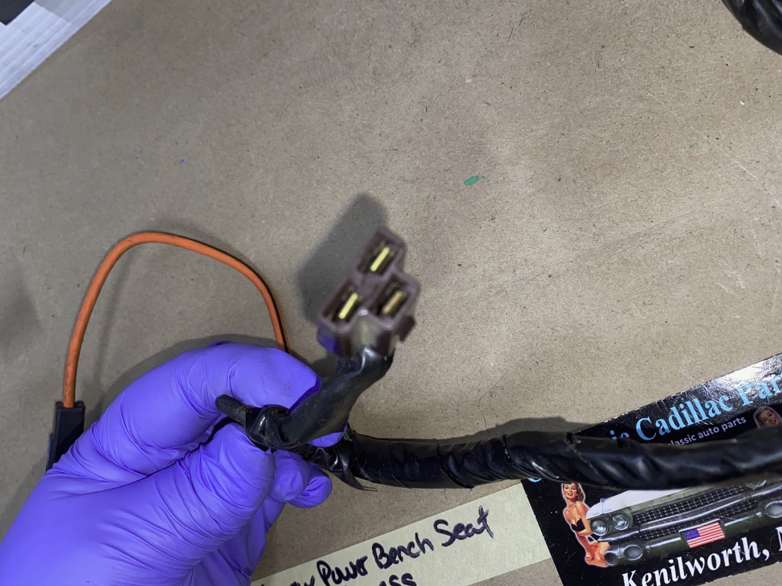 OEM 1971 1972 1973 1974 1975 Cadillac Eldorado Deville Calais Fleetwood 6 WAY POWER BENCH SEAT WIRE HARNESS CONNECTOR #9663221/#9821189 - Image 9