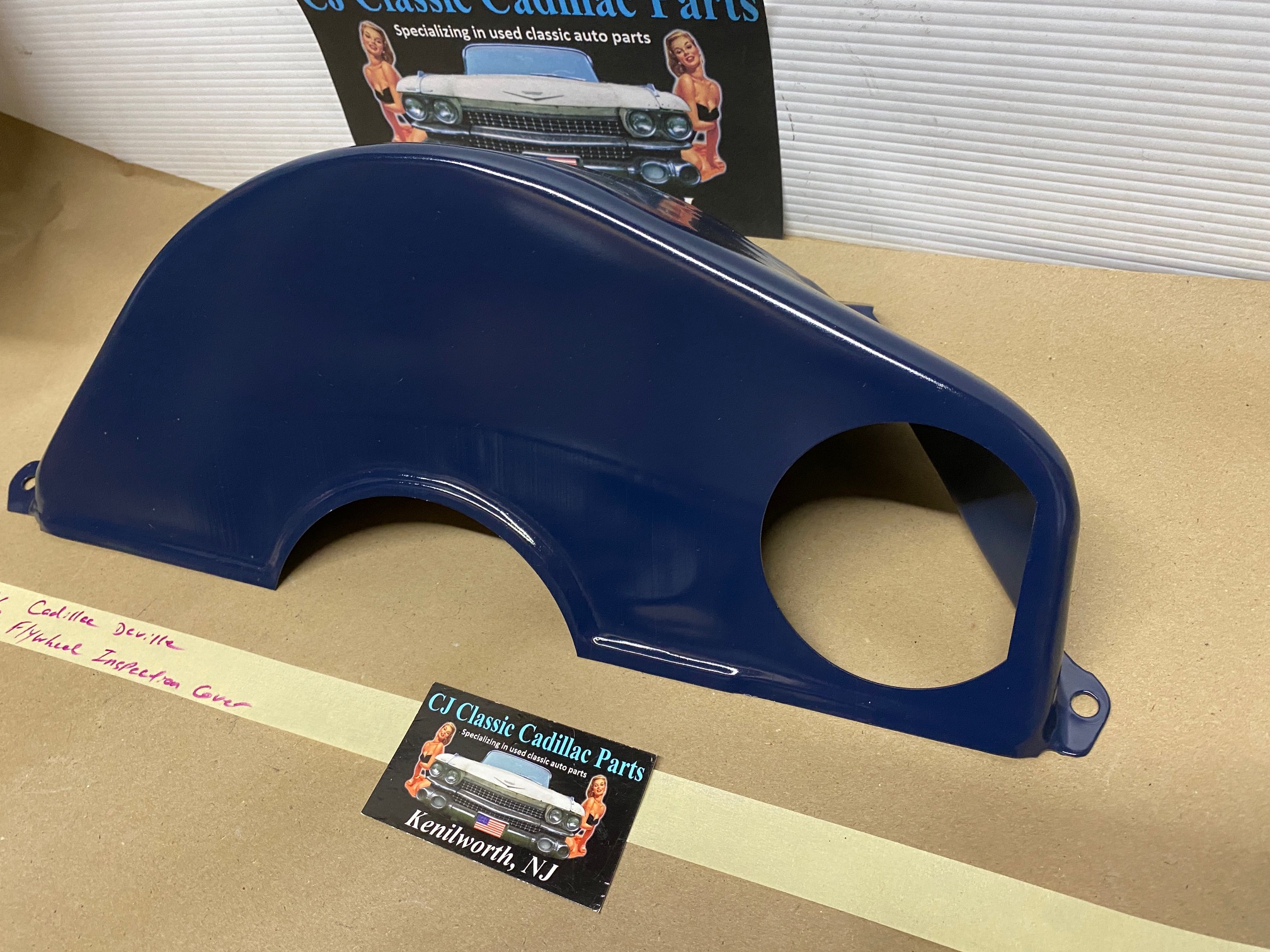 OEM 1968 1969 1970 1971 1972 1973 1974 1975 1976 Cadillac Deville Calais Fleetwood 472/500 Engine TRANSMISSION FLYWHEEL INSPECTION COVER #1487176 - Image 3