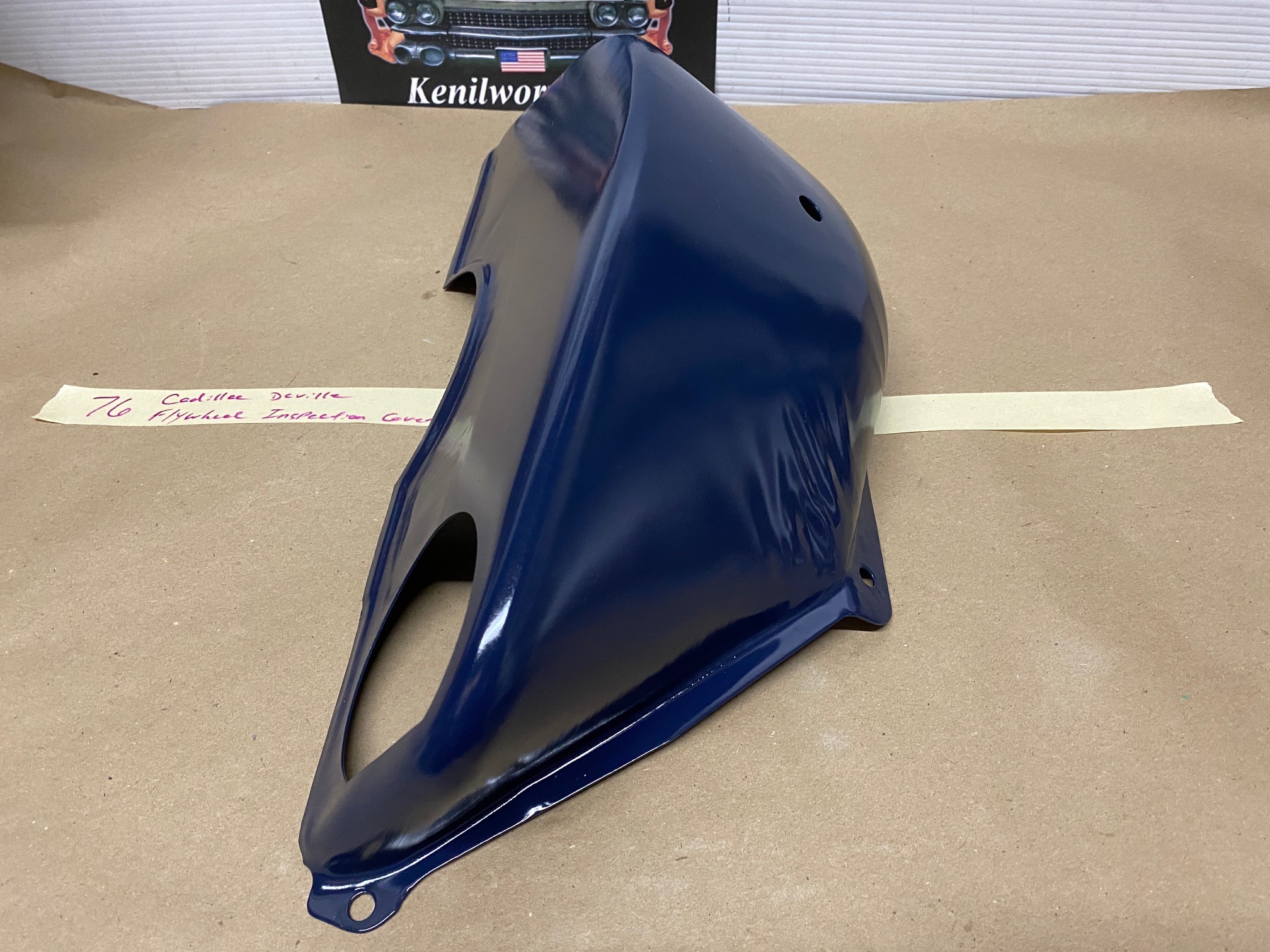 OEM 1968 1969 1970 1971 1972 1973 1974 1975 1976 Cadillac Deville Calais Fleetwood 472/500 Engine TRANSMISSION FLYWHEEL INSPECTION COVER #1487176 - Image 4
