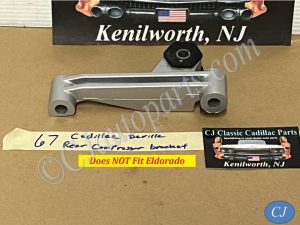 OEM 1967 Cadillac Deville Fleetwood Calais 429 Engine REAR A/C COMPRESSOR MOUNTING BRACKET SUPPORT #1486652