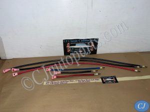 OEM 1971 1972 1973 1974 1975 1976 Cadillac Deville Eldorado Fleetwood Calais 1977 1978 Eldorado 6 WAY POWER BENCH SEAT CABLES - LONG & SHORT 6 CABLE SET