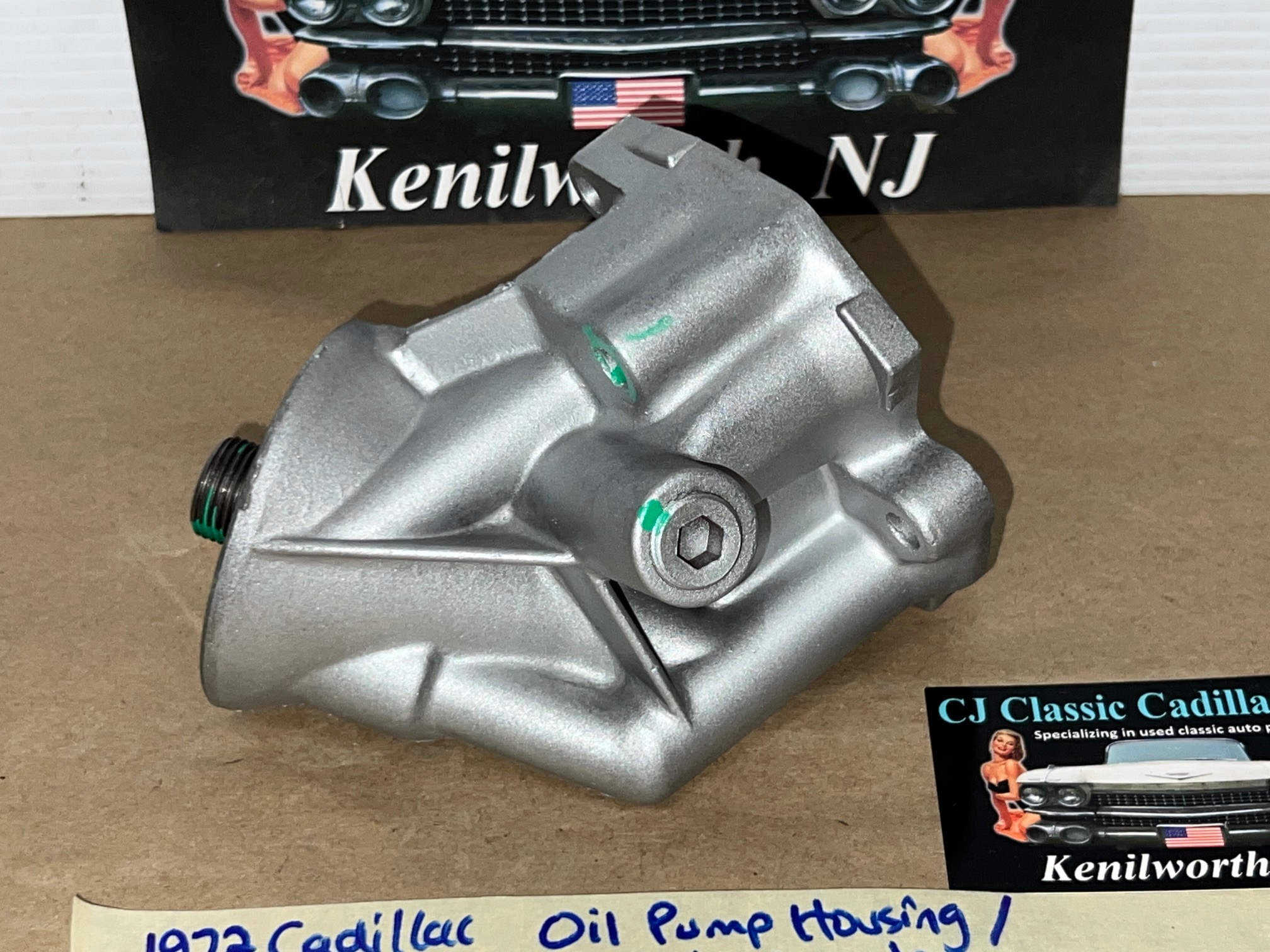 OEM 1968 1969 1970 1971 1972 1973 1974 1975 1976 Cadillac Fleetwood Deville Eldorado Calais 472/500 Engine OIL PUMP HOUSING/OIL FILTER ADAPTER #1486866/#3633139 - Image 5