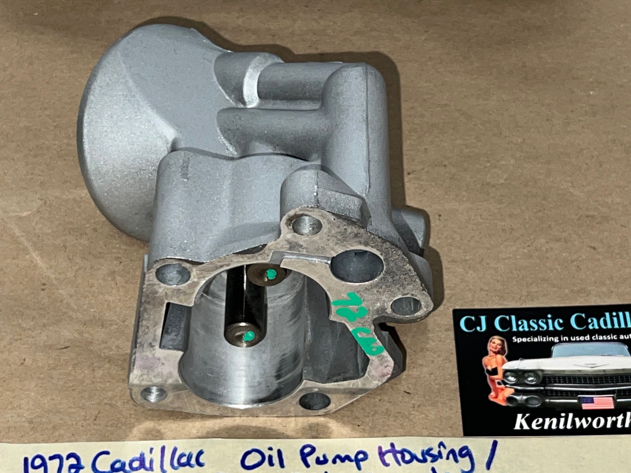 OEM 1968 1969 1970 1971 1972 1973 1974 1975 1976 Cadillac Fleetwood Deville Eldorado Calais 472/500 Engine OIL PUMP HOUSING/OIL FILTER ADAPTER #1486866/#3633139 - Image 12