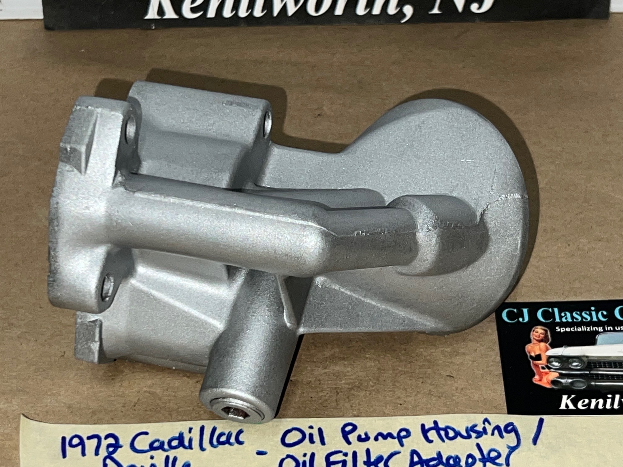 OEM 1968 1969 1970 1971 1972 1973 1974 1975 1976 Cadillac Fleetwood Deville Eldorado Calais 472/500 Engine OIL PUMP HOUSING/OIL FILTER ADAPTER #1486866/#3633139 - Image 15