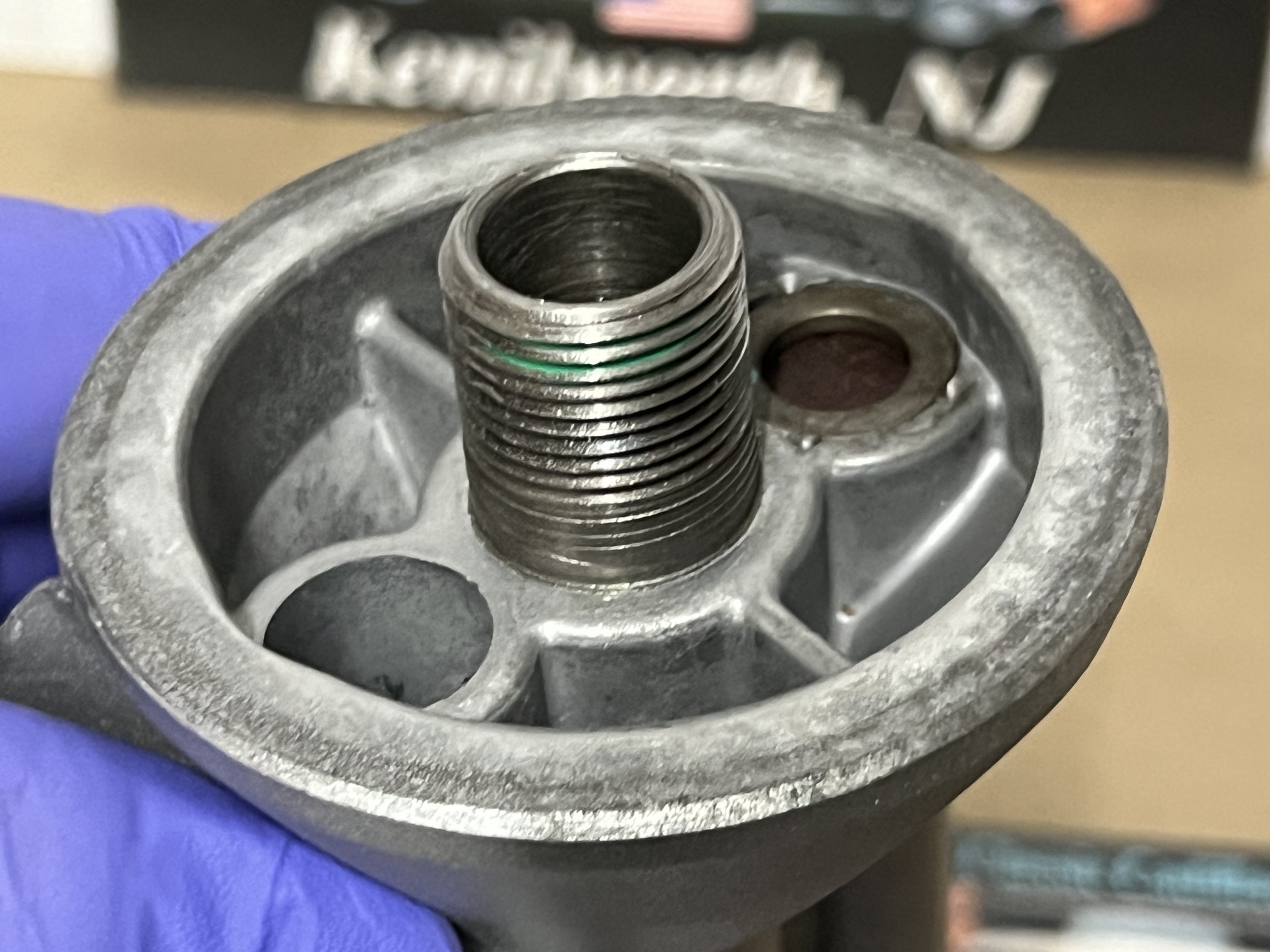 OEM 1968 1969 1970 1971 1972 1973 1974 1975 1976 Cadillac Fleetwood Deville Eldorado Calais 472/500 Engine OIL PUMP HOUSING/OIL FILTER ADAPTER #1486866/#3633139 - Image 17
