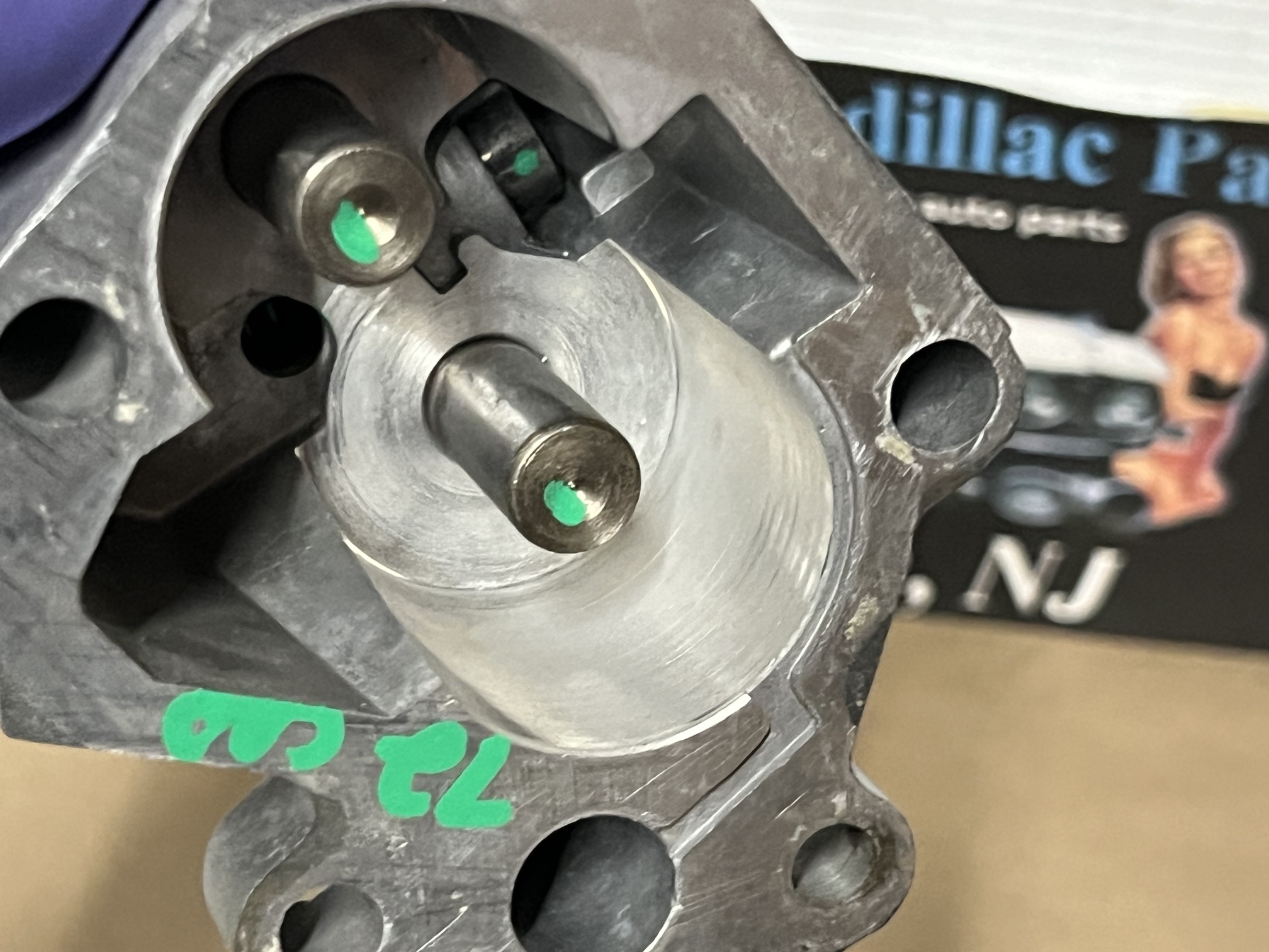 OEM 1968 1969 1970 1971 1972 1973 1974 1975 1976 Cadillac Fleetwood Deville Eldorado Calais 472/500 Engine OIL PUMP HOUSING/OIL FILTER ADAPTER #1486866/#3633139 - Image 18