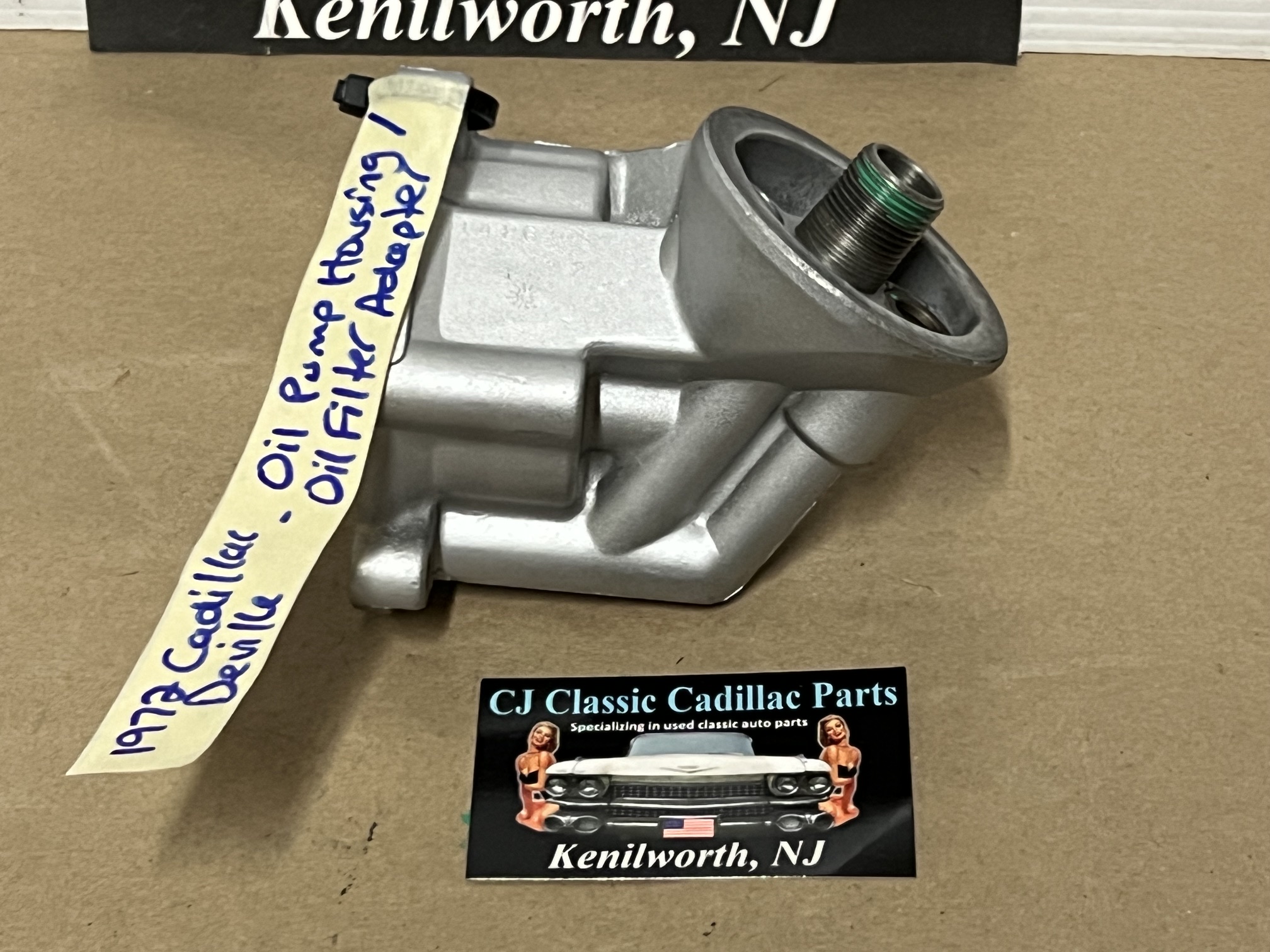 OEM 1968 1969 1970 1971 1972 1973 1974 1975 1976 Cadillac Fleetwood Deville Eldorado Calais 472/500 Engine OIL PUMP HOUSING/OIL FILTER ADAPTER #1486866/#3633139