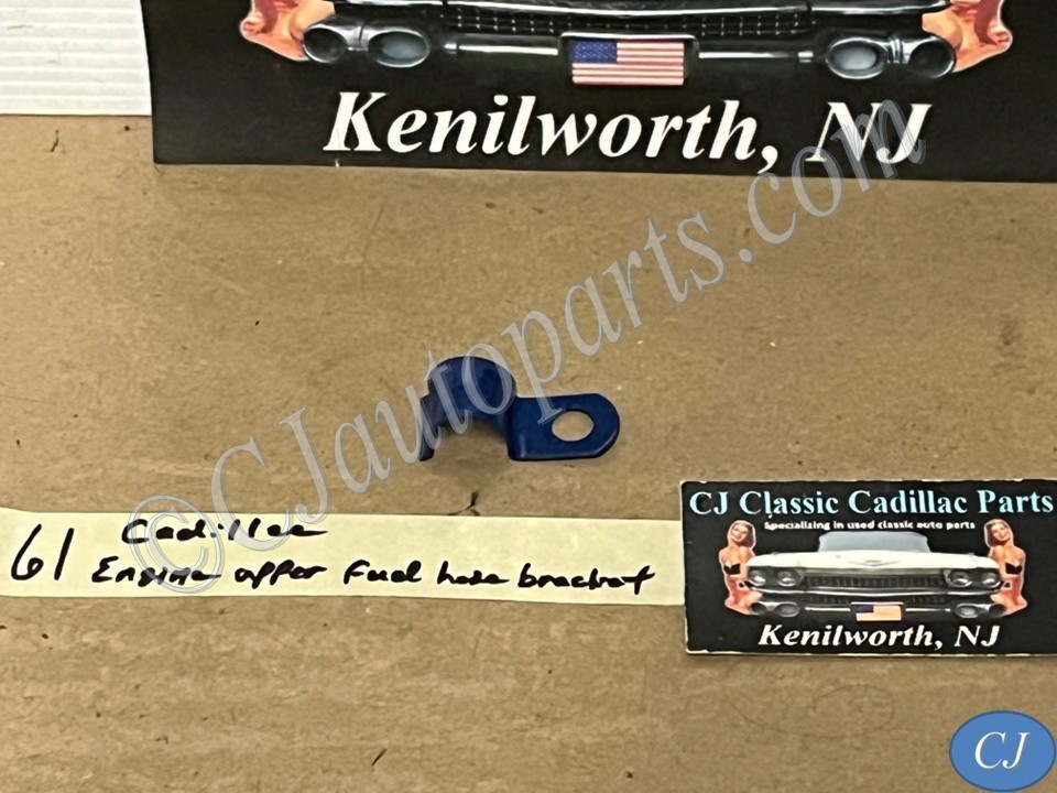 OEM 1959 1960 1961 1962 Cadillac Deville Eldorado Fleetwood 390 ENGINE UPPER FUEL HOSE LINE BRACKET CLAMP