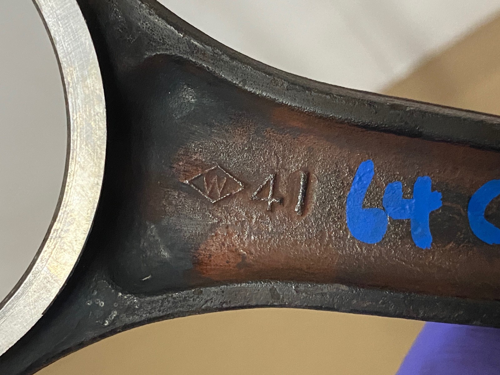 OEM 1964 1965 1966 1967 Cadillac Deville Fleetwood Eldorado Calais 429 ENGINE CONNECTING ROD & PISTON #6 - Image 11